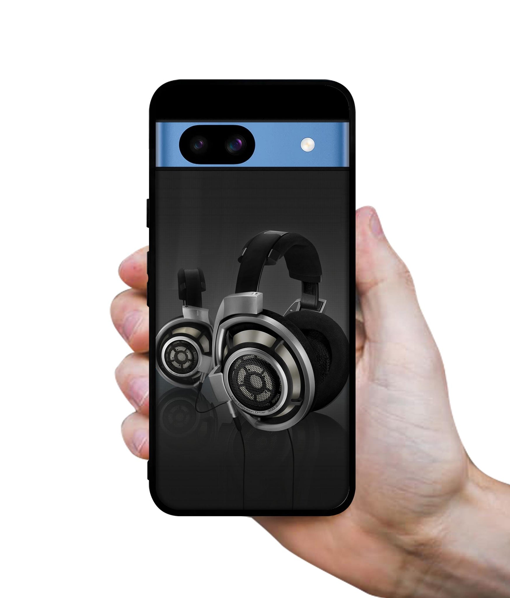 Head Phone Designer 2D Printed Back Case Cover for Google Pixel 8a 5G