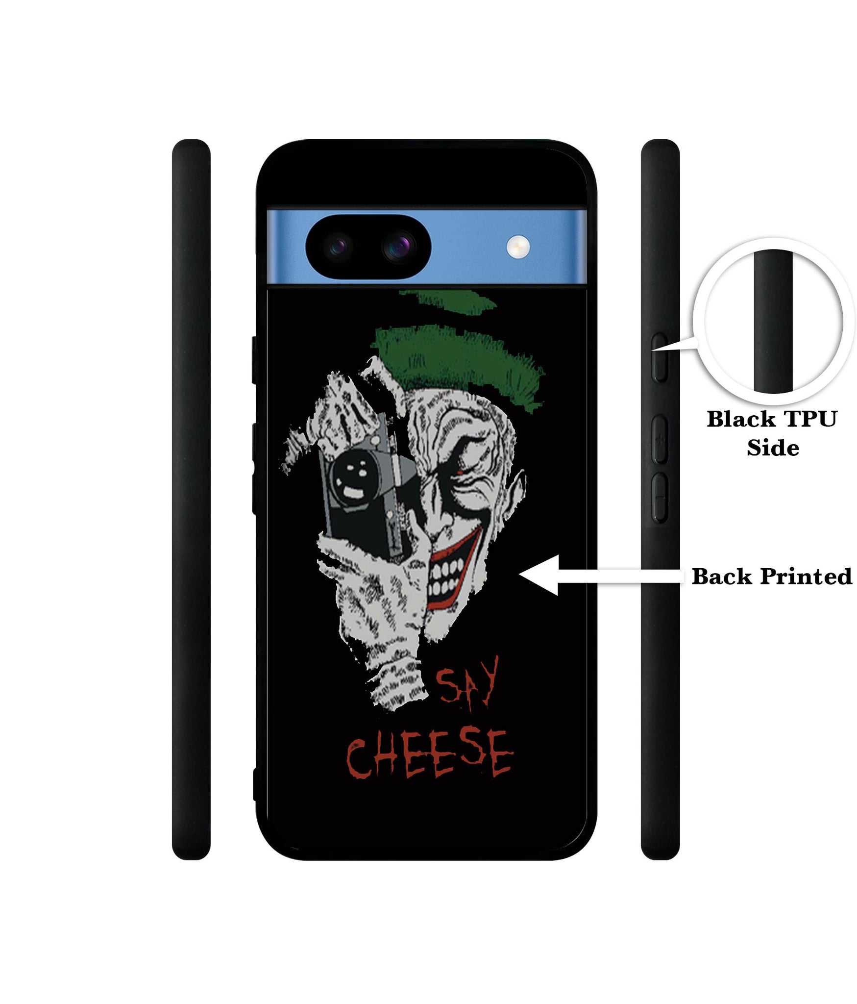 Joker Say Cheese Designer 2D Printed Back Case Cover for Google Pixel 8a 5G