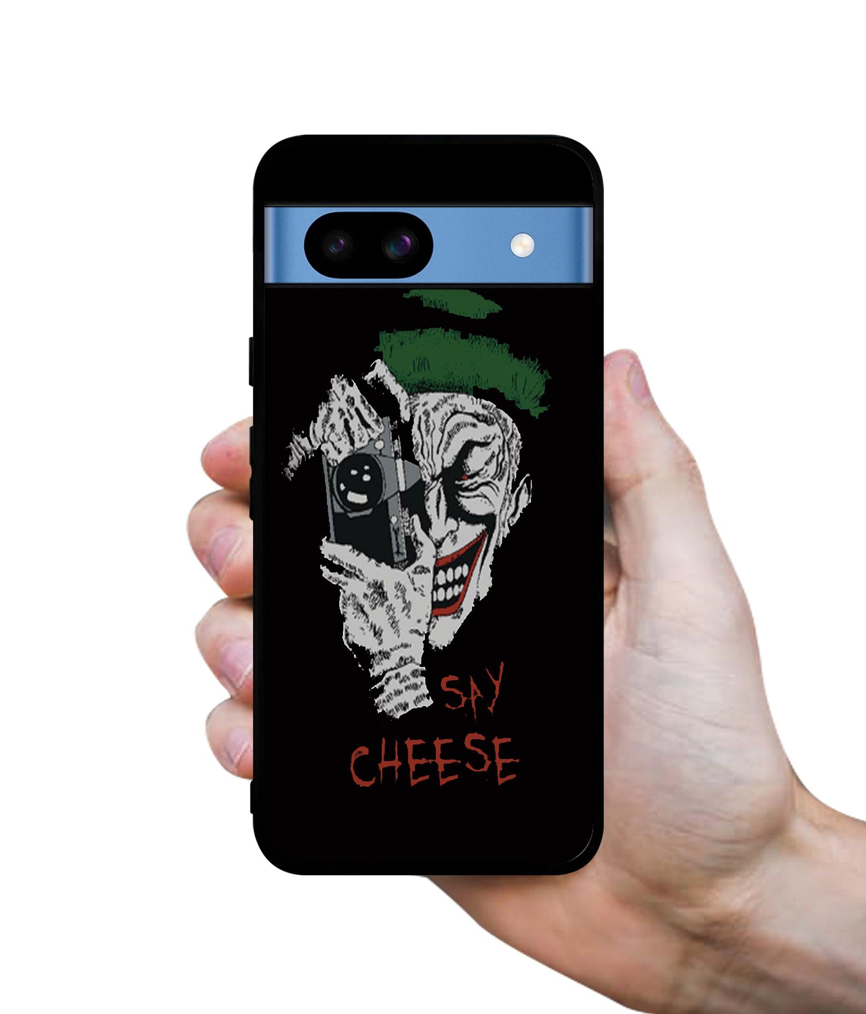 Joker Say Cheese Designer 2D Printed Back Case Cover for Google Pixel 8a 5G