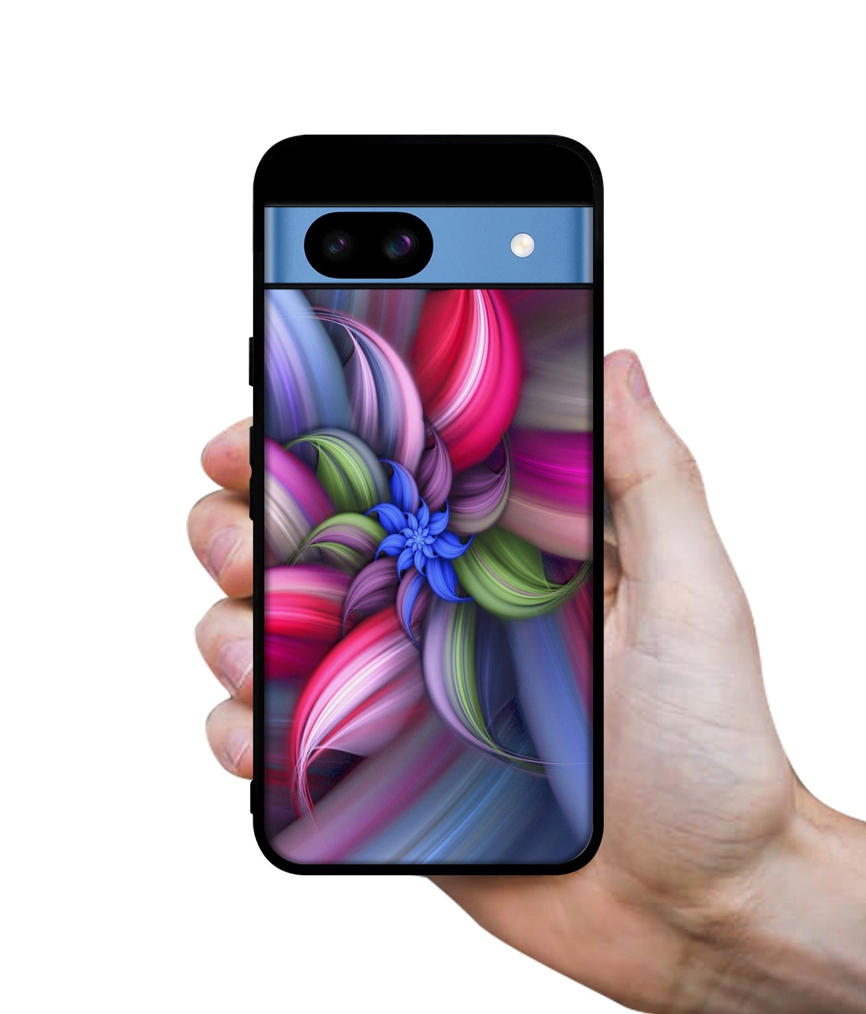 Colorful Flower Designer 2D Printed Back Case Cover for Google Pixel 8a 5G