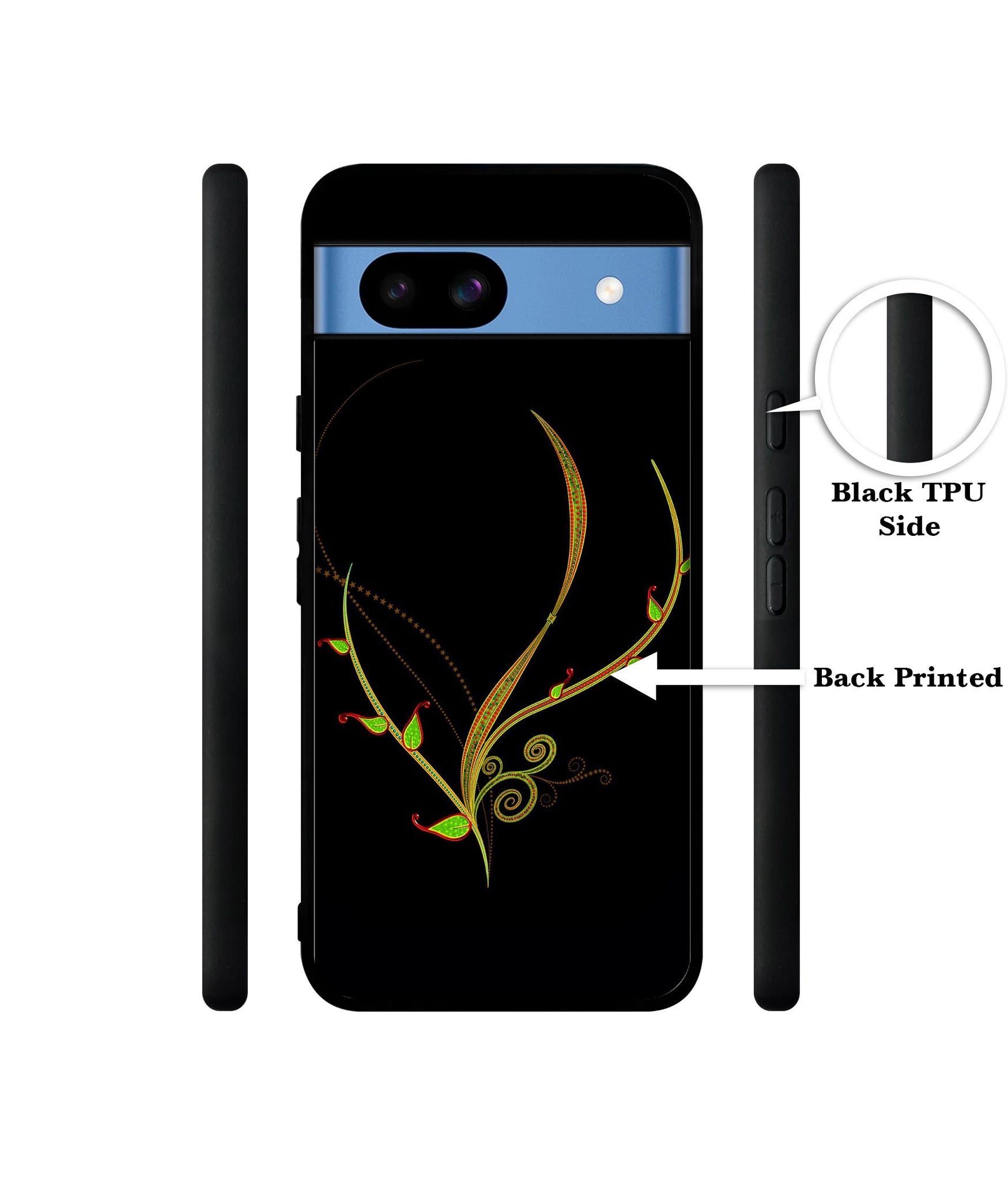 Yellow Pattern Designer 2D Printed Back Case Cover for Google Pixel 8a 5G