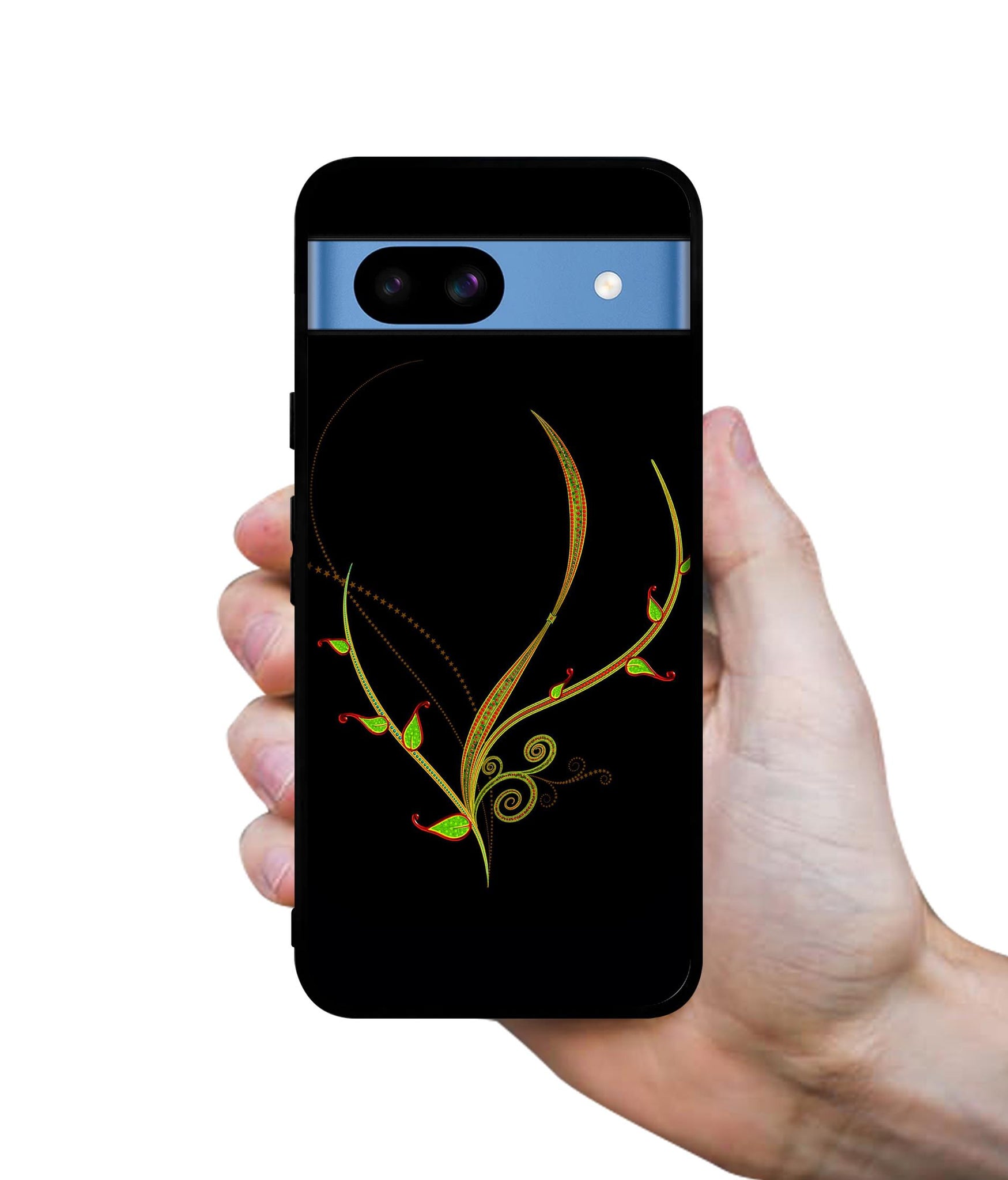 Yellow Pattern Designer 2D Printed Back Case Cover for Google Pixel 8a 5G