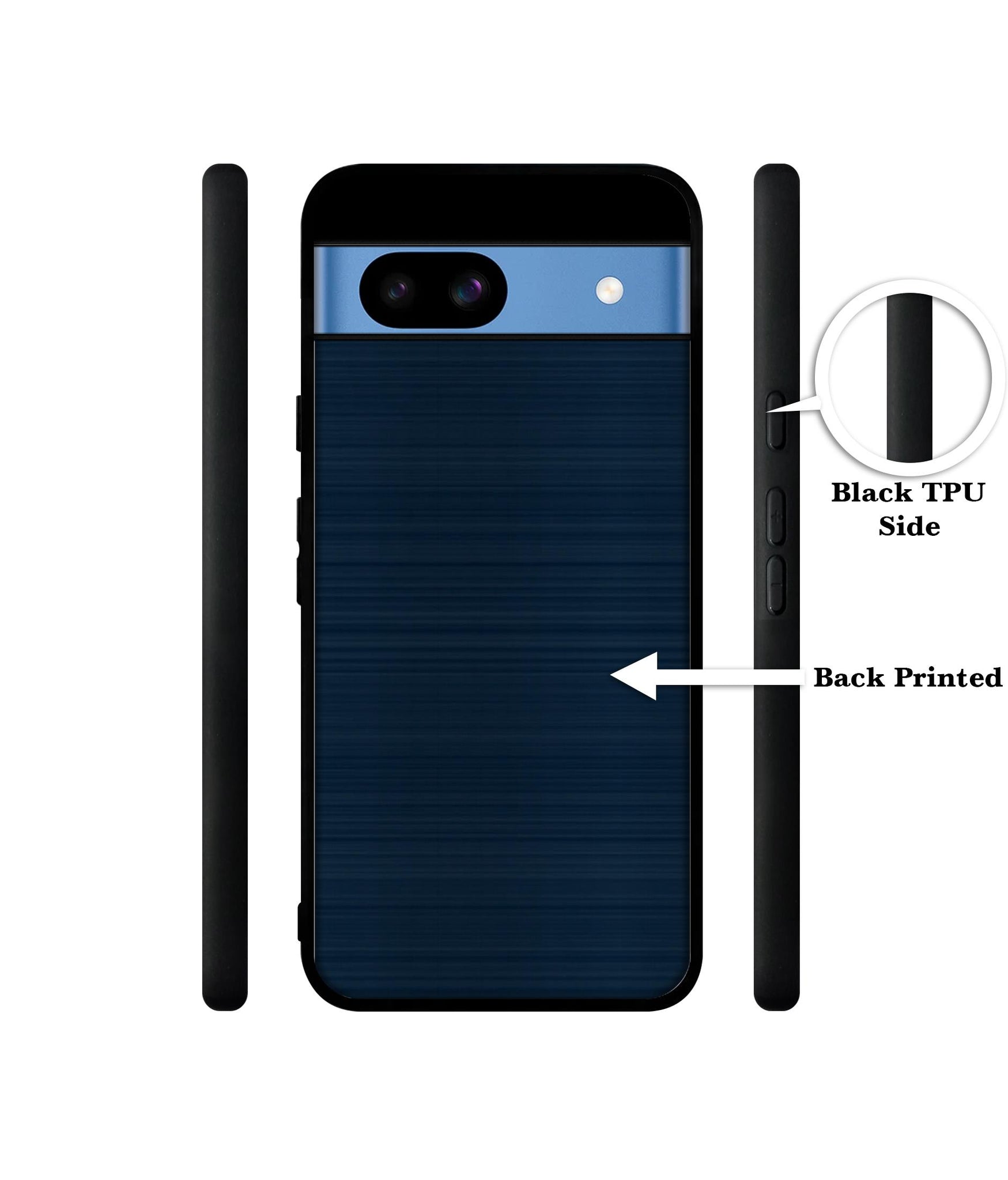 Blue Line Designer 2D Printed Back Case Cover for Google Pixel 8a 5G