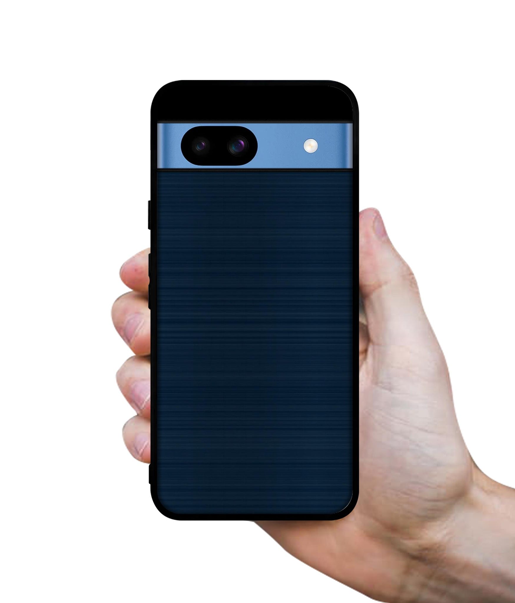Blue Line Designer 2D Printed Back Case Cover for Google Pixel 8a 5G