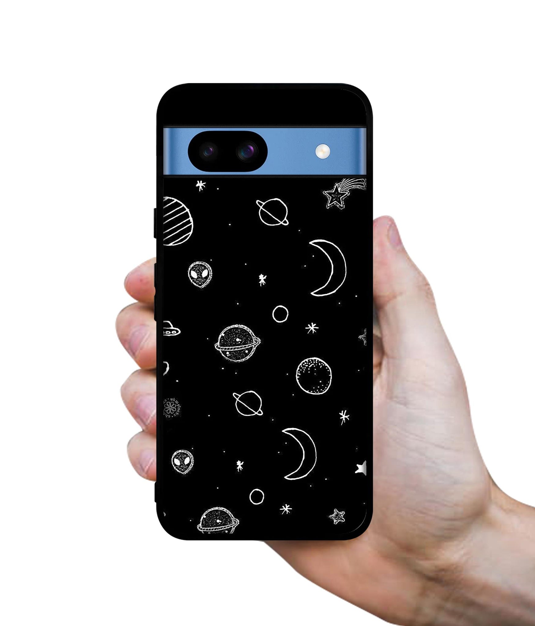 Space Stars Universe Designer 2D Printed Back Case Cover for Google Pixel 8a 5G