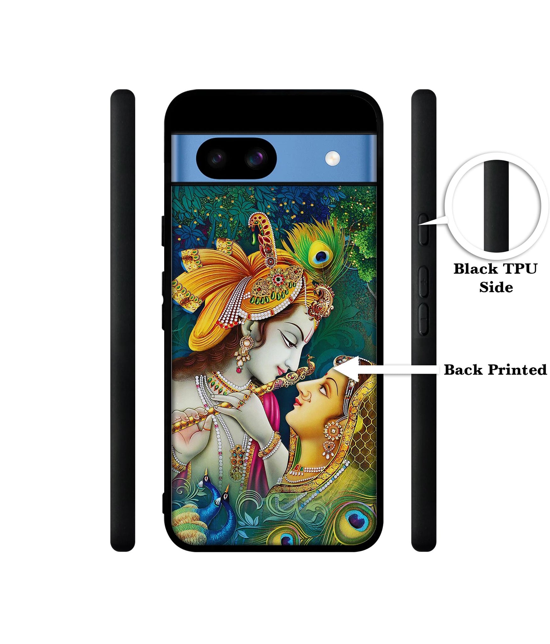 Radha Kishan Love Designer 2D Printed Back Case Cover for Google Pixel 8a 5G