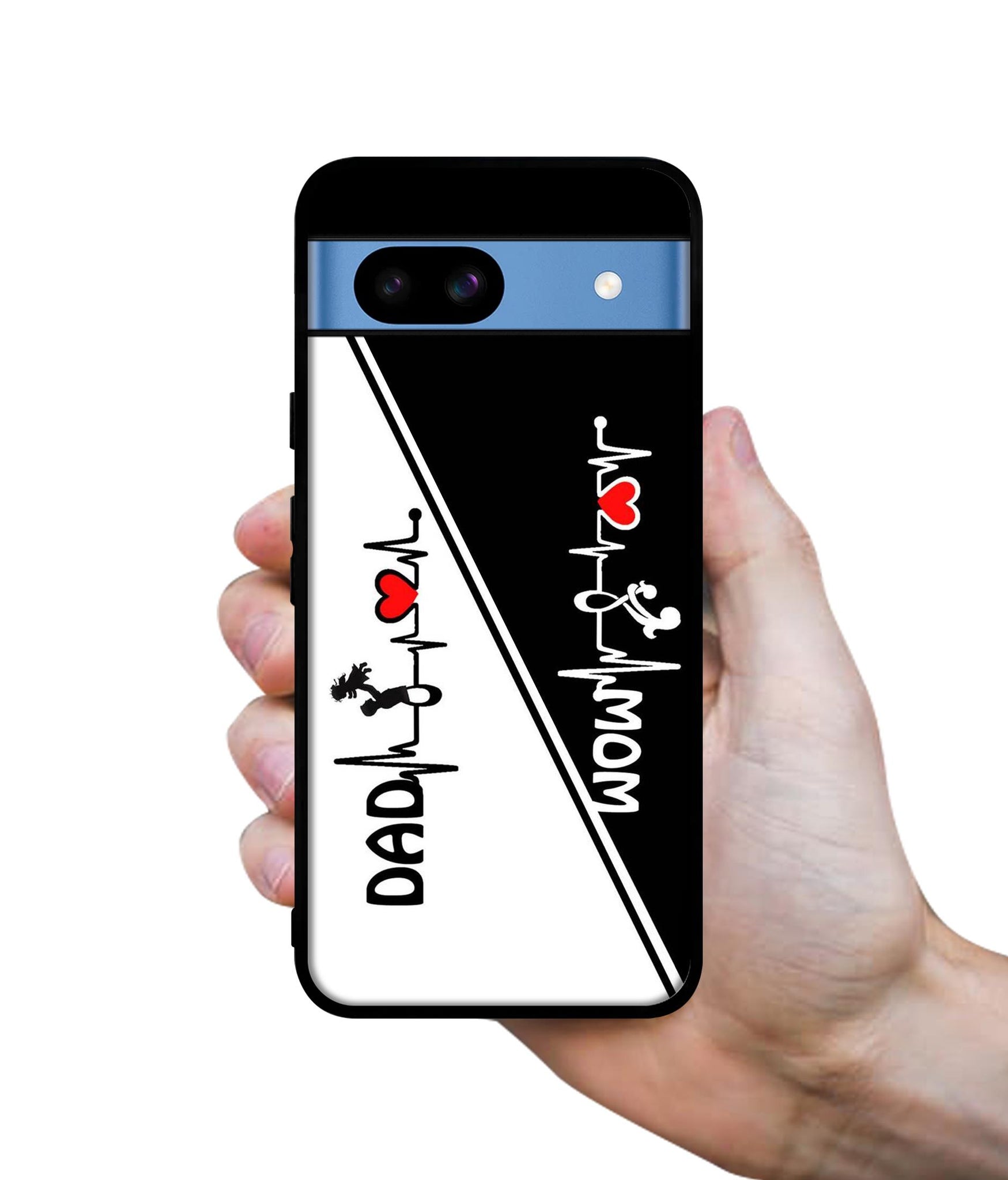 Mom and Dad Lover Designer 2D Printed Back Case Cover for Google Pixel 8a 5G