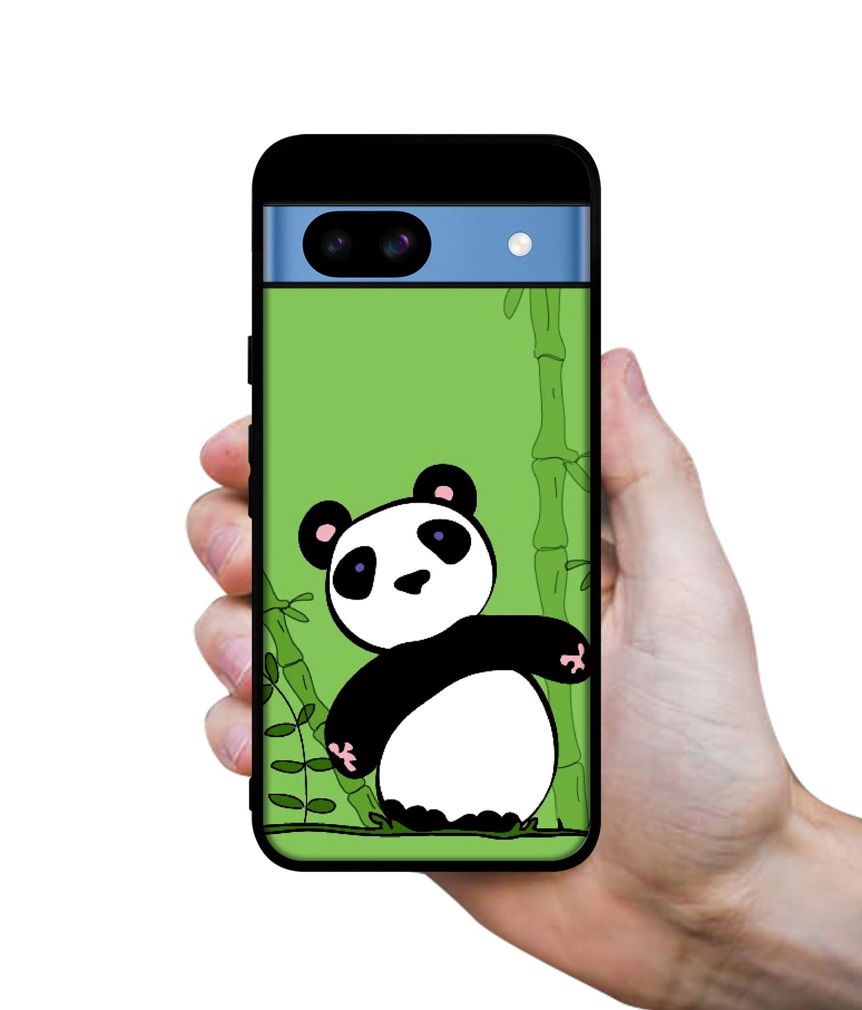Panda with Bamboo Designer 2D Printed Back Case Cover for Google Pixel 8a 5G