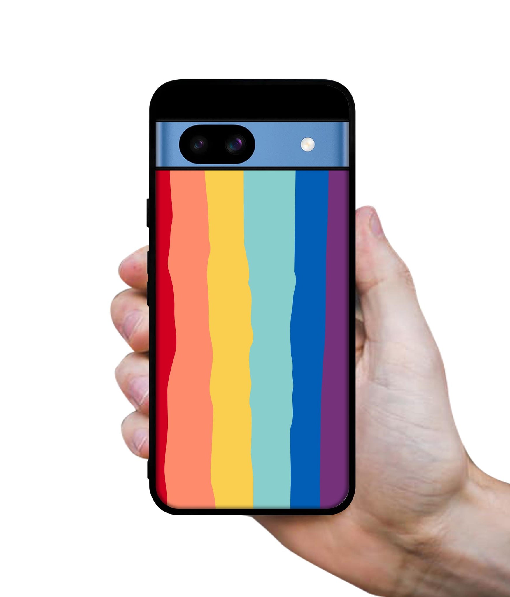 Rainbow Designer 2D Printed Back Case Cover for Google Pixel 8a 5G