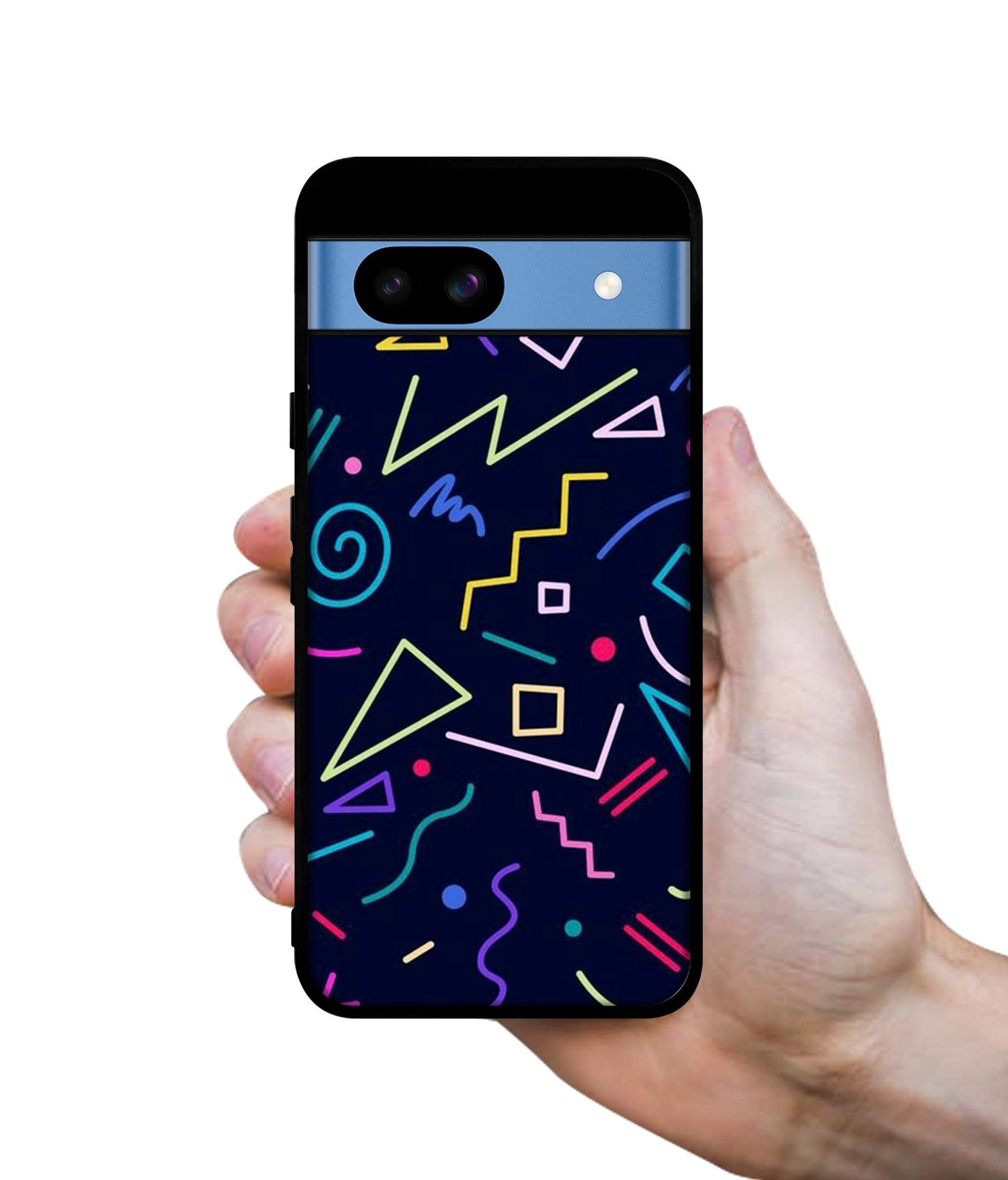 Retro Abstract Designer 2D Printed Back Case Cover for Google Pixel 8a 5G