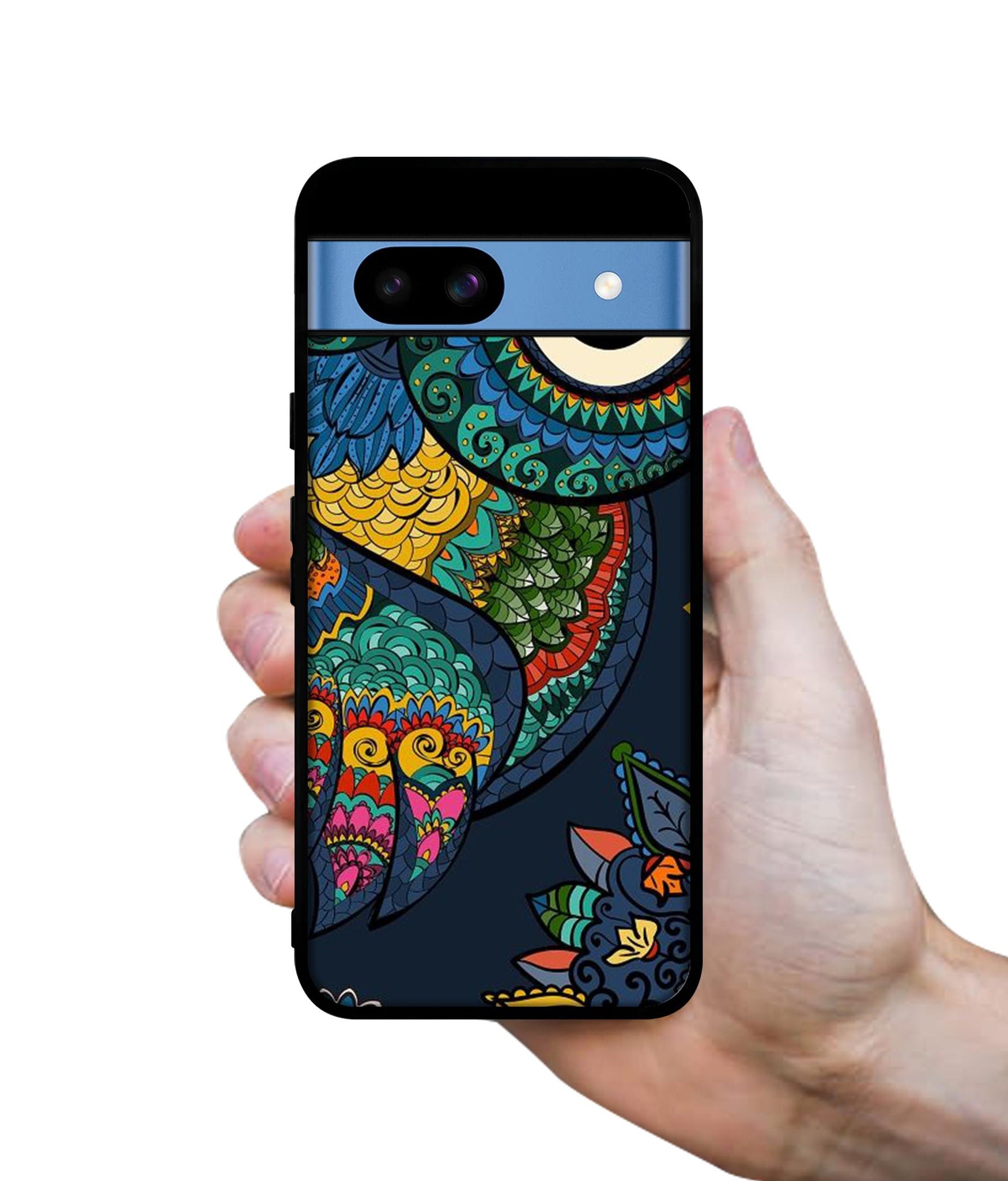 Owl Illustration Designer 2D Printed Back Case Cover for Google Pixel 8a 5G
