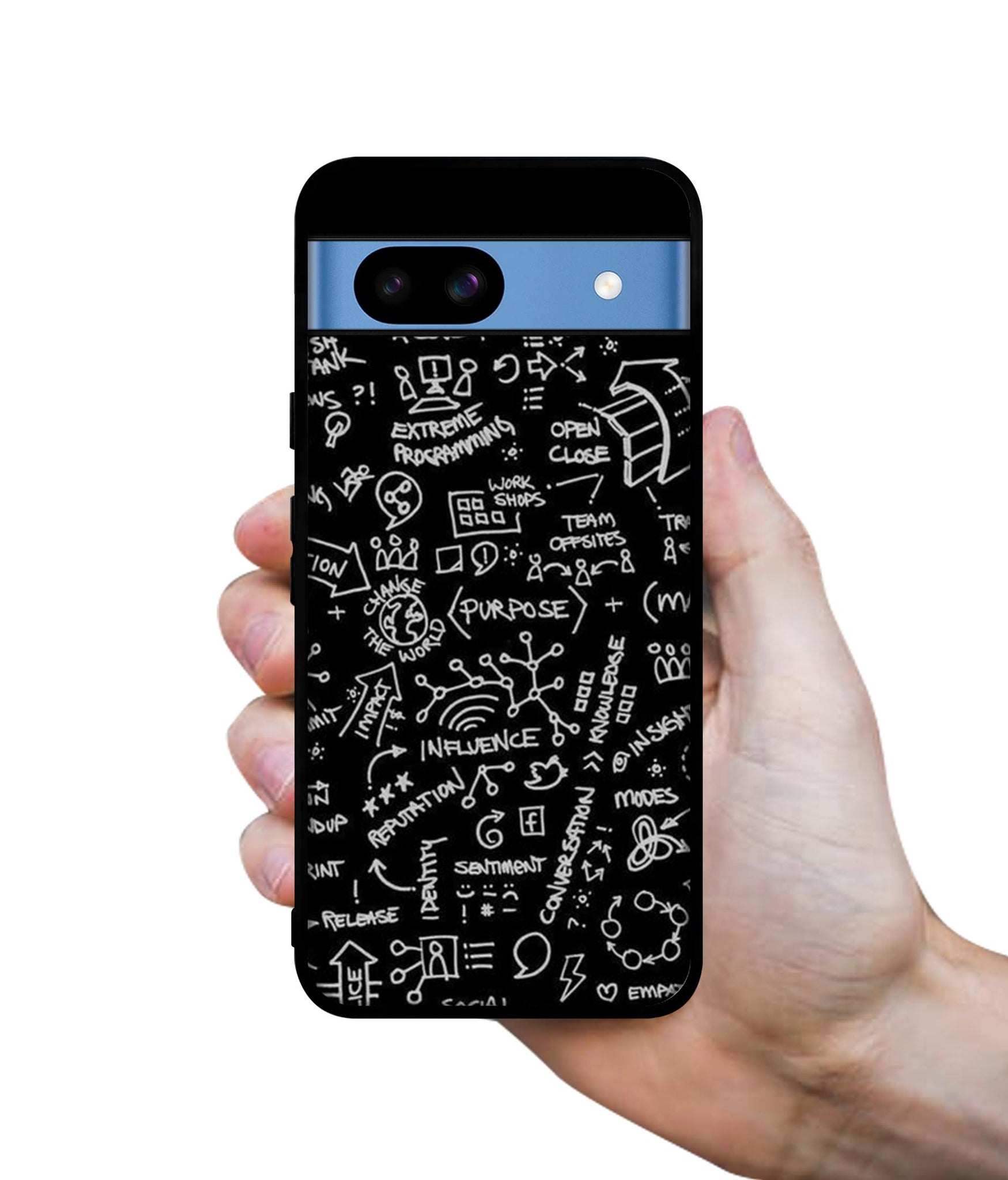 Formulas Designer 2D Printed Back Case Cover for Google Pixel 8a 5G