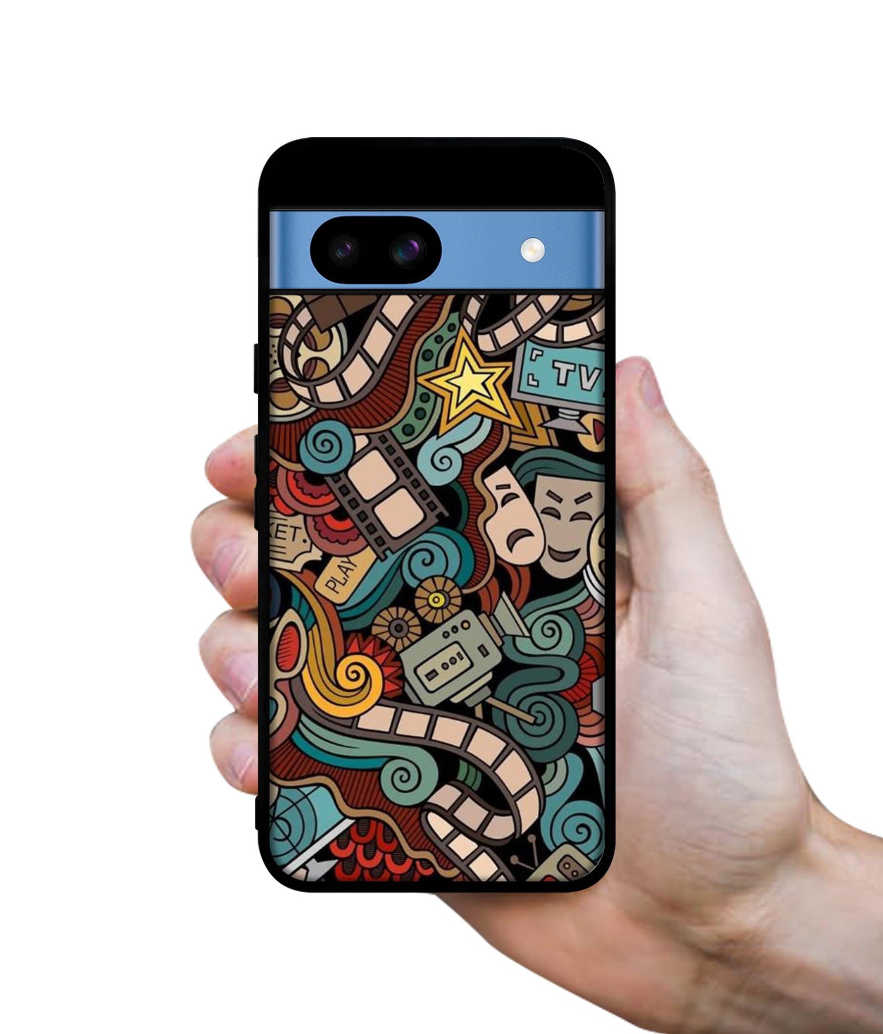 Movies Designer 2D Printed Back Case Cover for Google Pixel 8a 5G