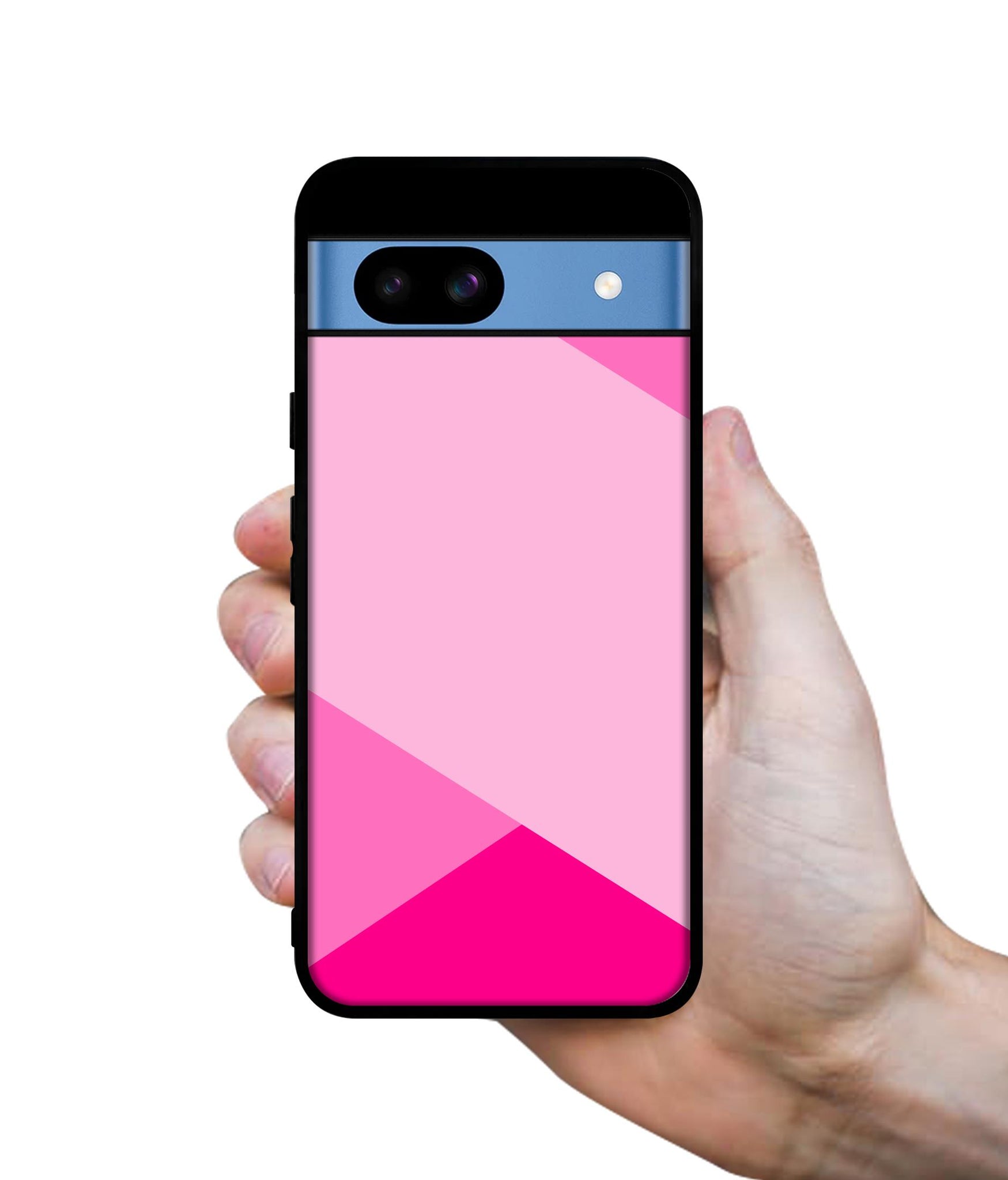 Pink Cross Vector Designer 2D Printed Back Case Cover for Google Pixel 8a 5G