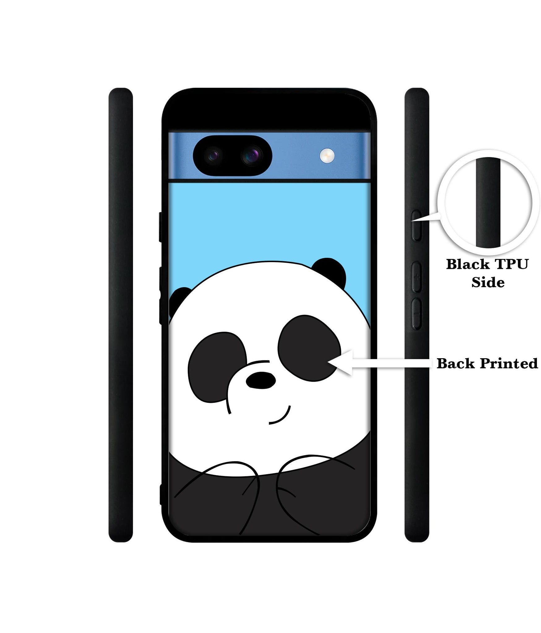 Cute Panda Designer 2D Printed Back Case Cover for Google Pixel 8a 5G