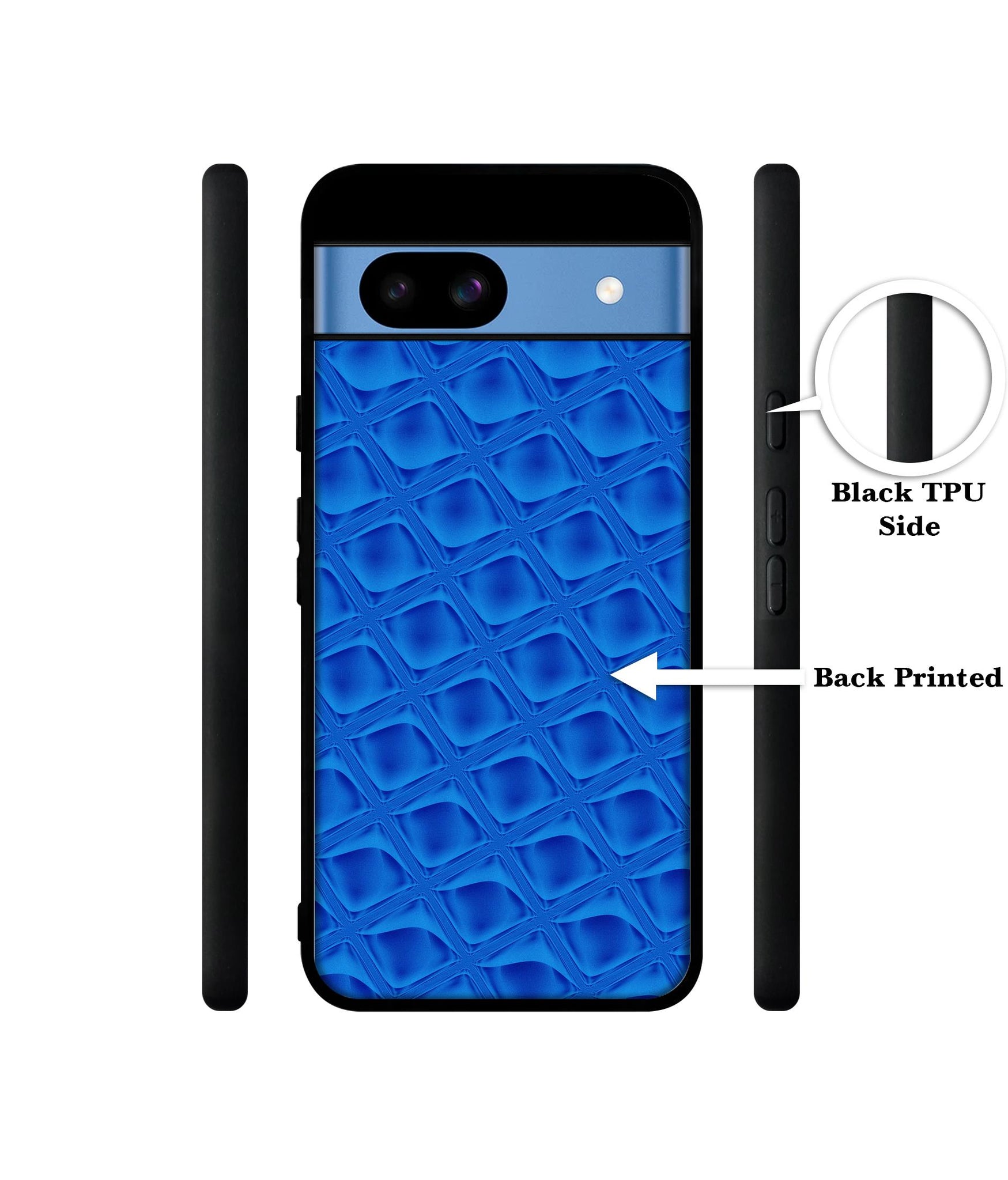 Blue Diamond Designer 2D Printed Back Case Cover for Google Pixel 8a 5G