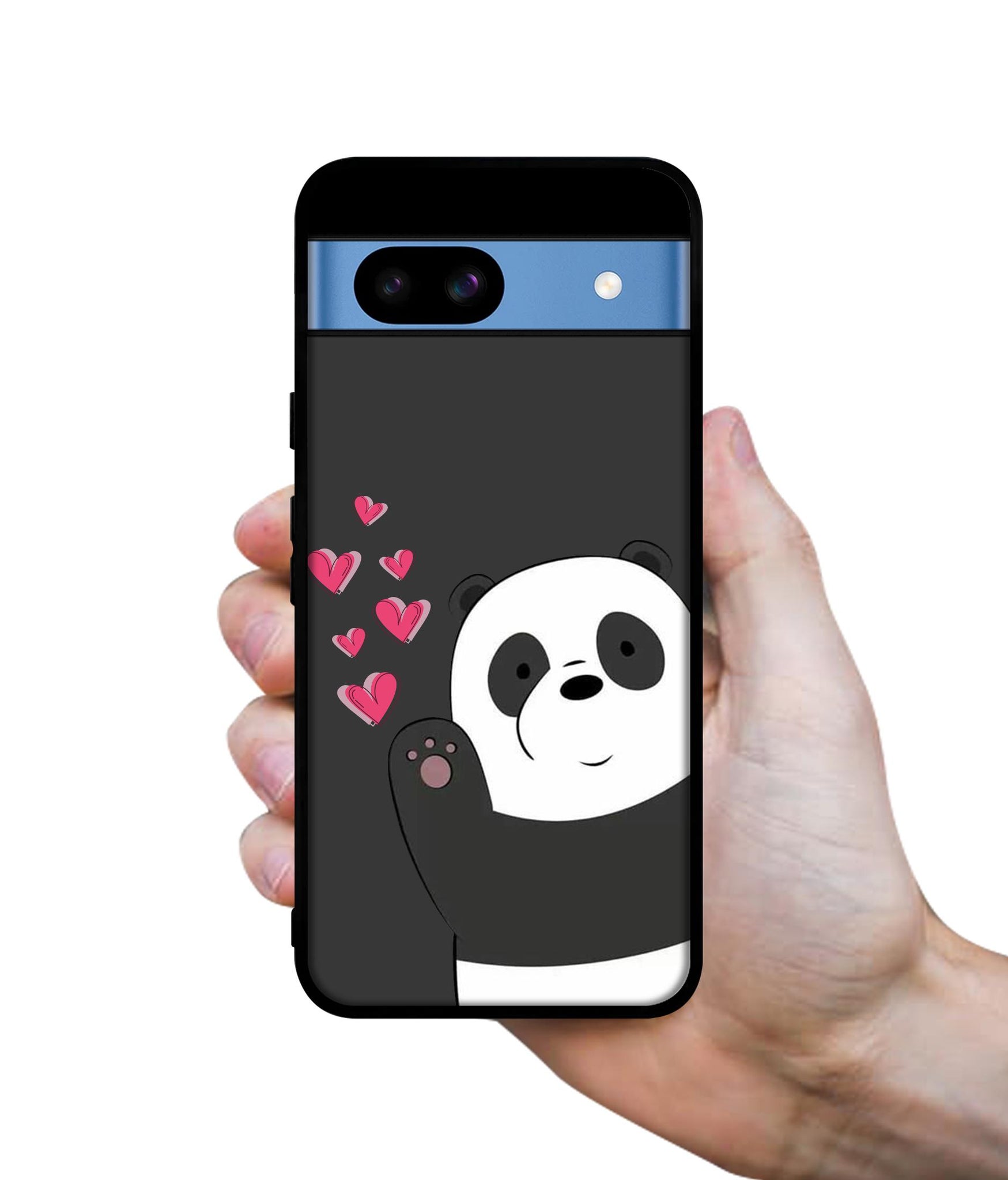 Love Panda Designer 2D Printed Back Case Cover for Google Pixel 8a 5G