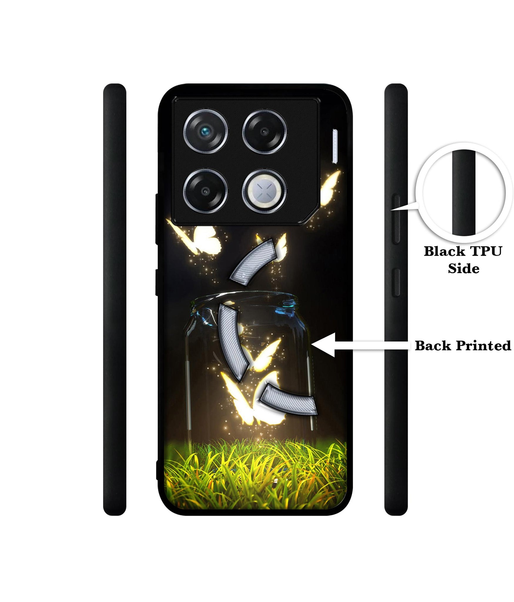 Butterfly Designer 2D Printed Back Case Cover for Infinix GT 20 Pro 5G