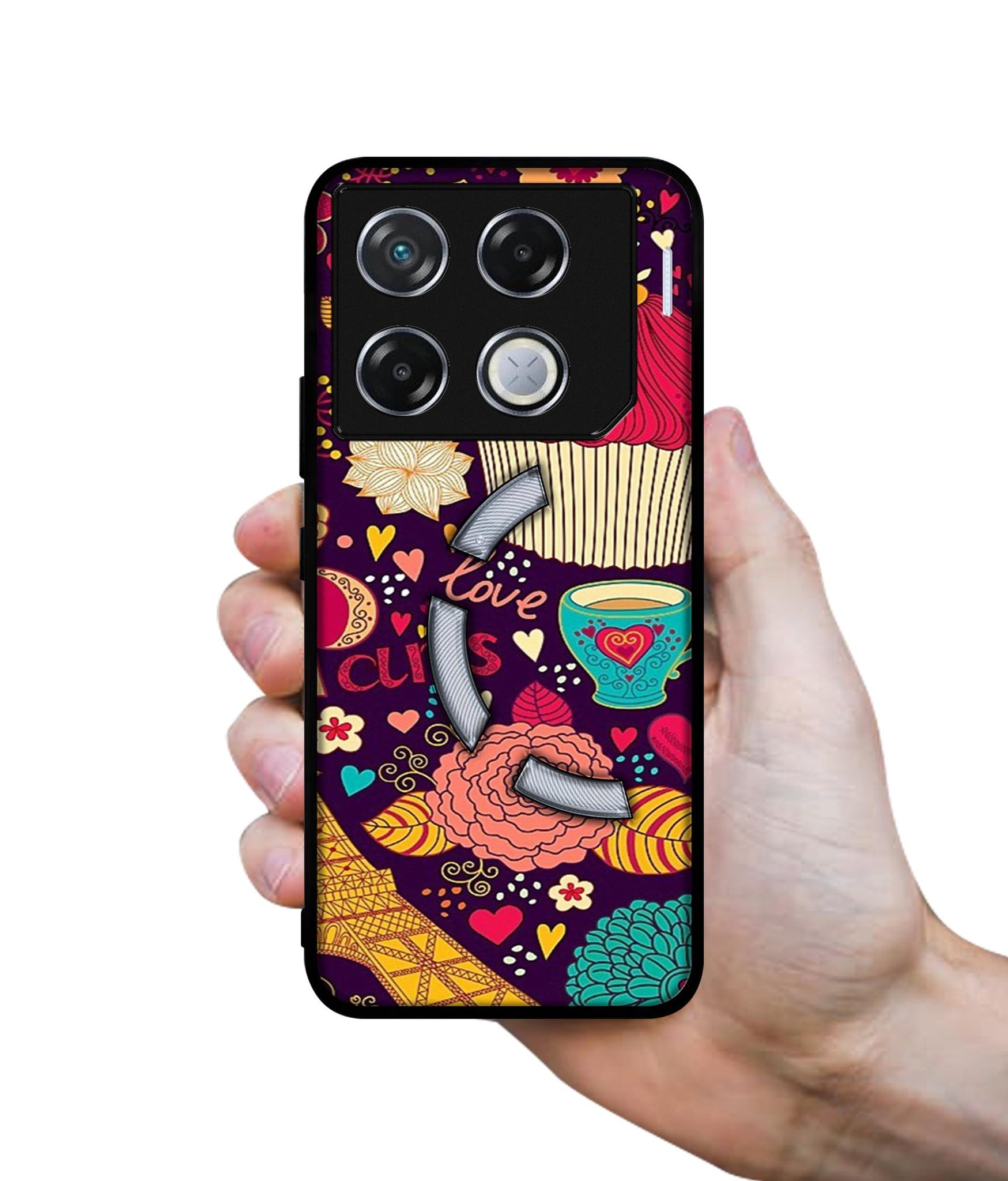 Paris Flower Love Designer 2D Printed Back Case Cover for Infinix GT 20 Pro 5G