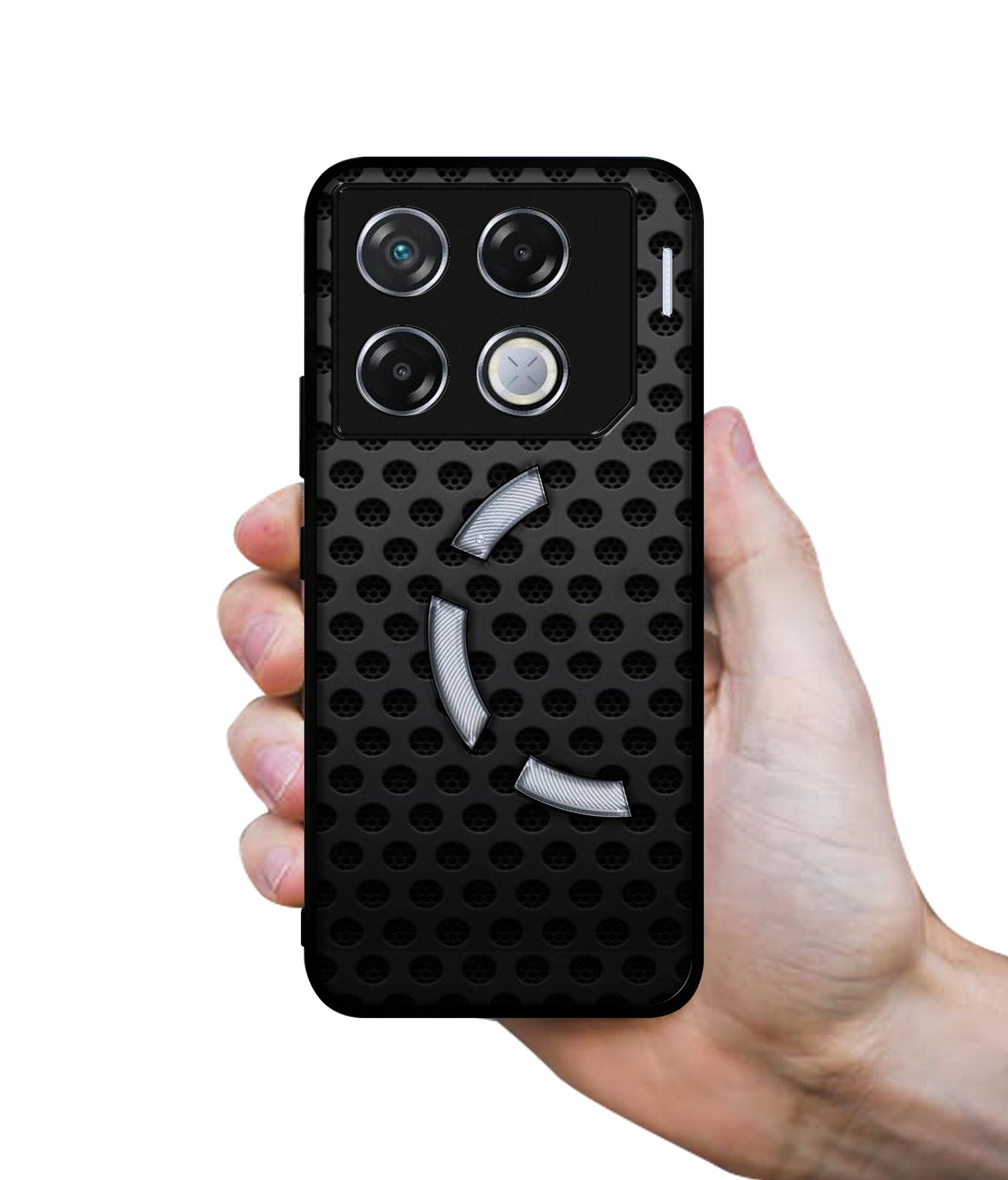 Black Circle Designer 2D Printed Back Case Cover for Infinix GT 20 Pro 5G