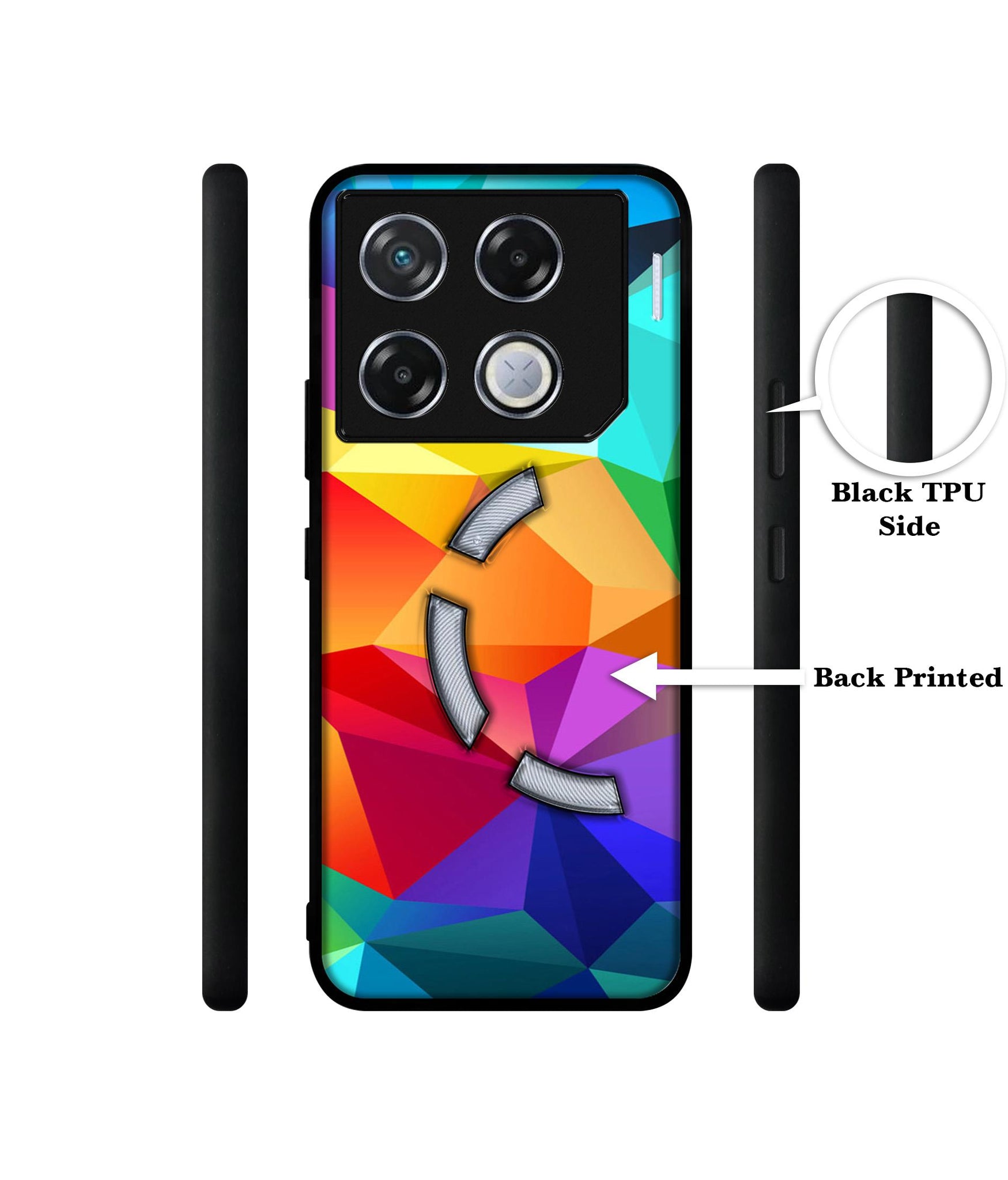 Colorful Pattern Designer 2D Printed Back Case Cover for Infinix GT 20 Pro 5G
