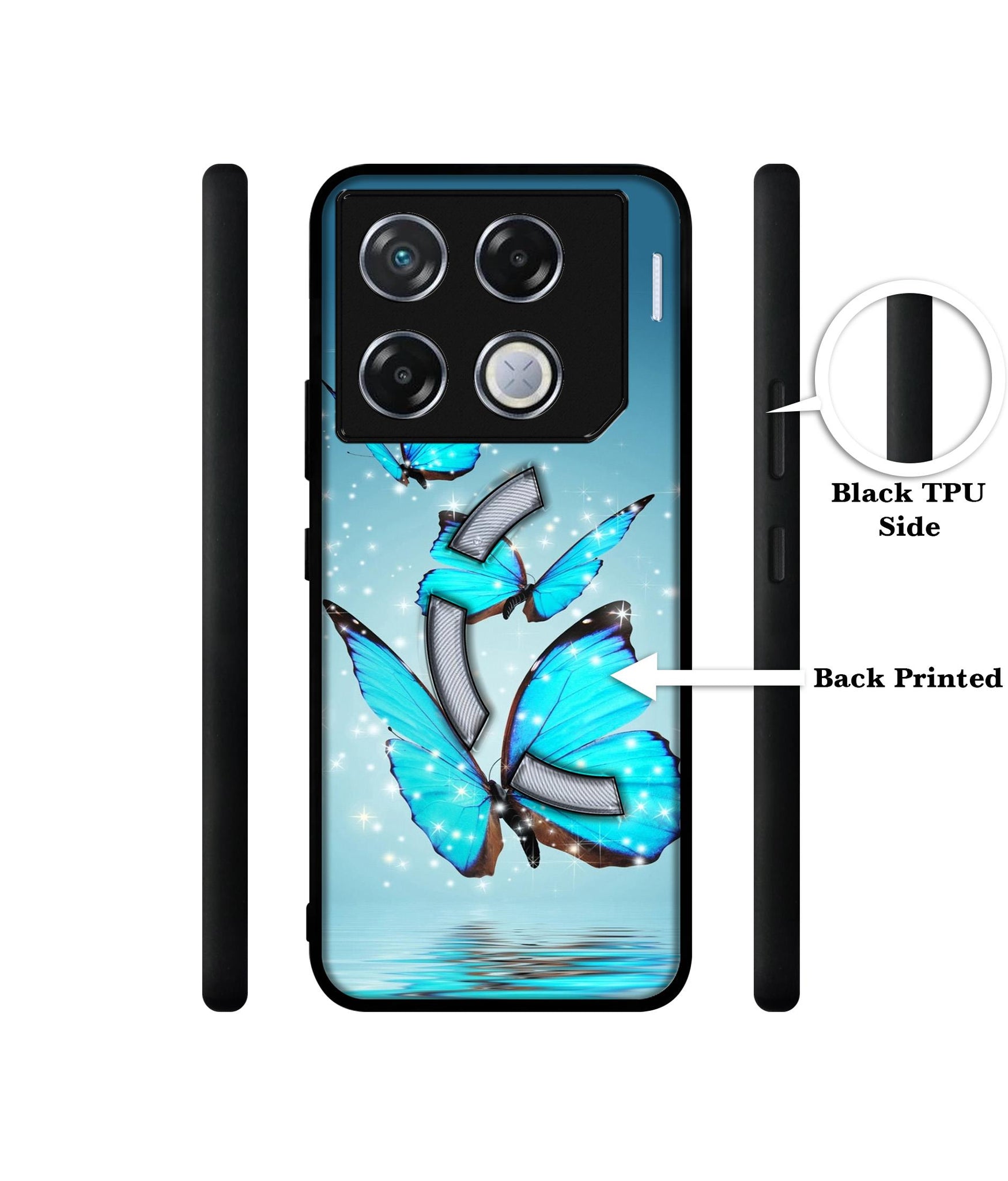 Flying Butterflies Designer 2D Printed Back Case Cover for Infinix GT 20 Pro 5G