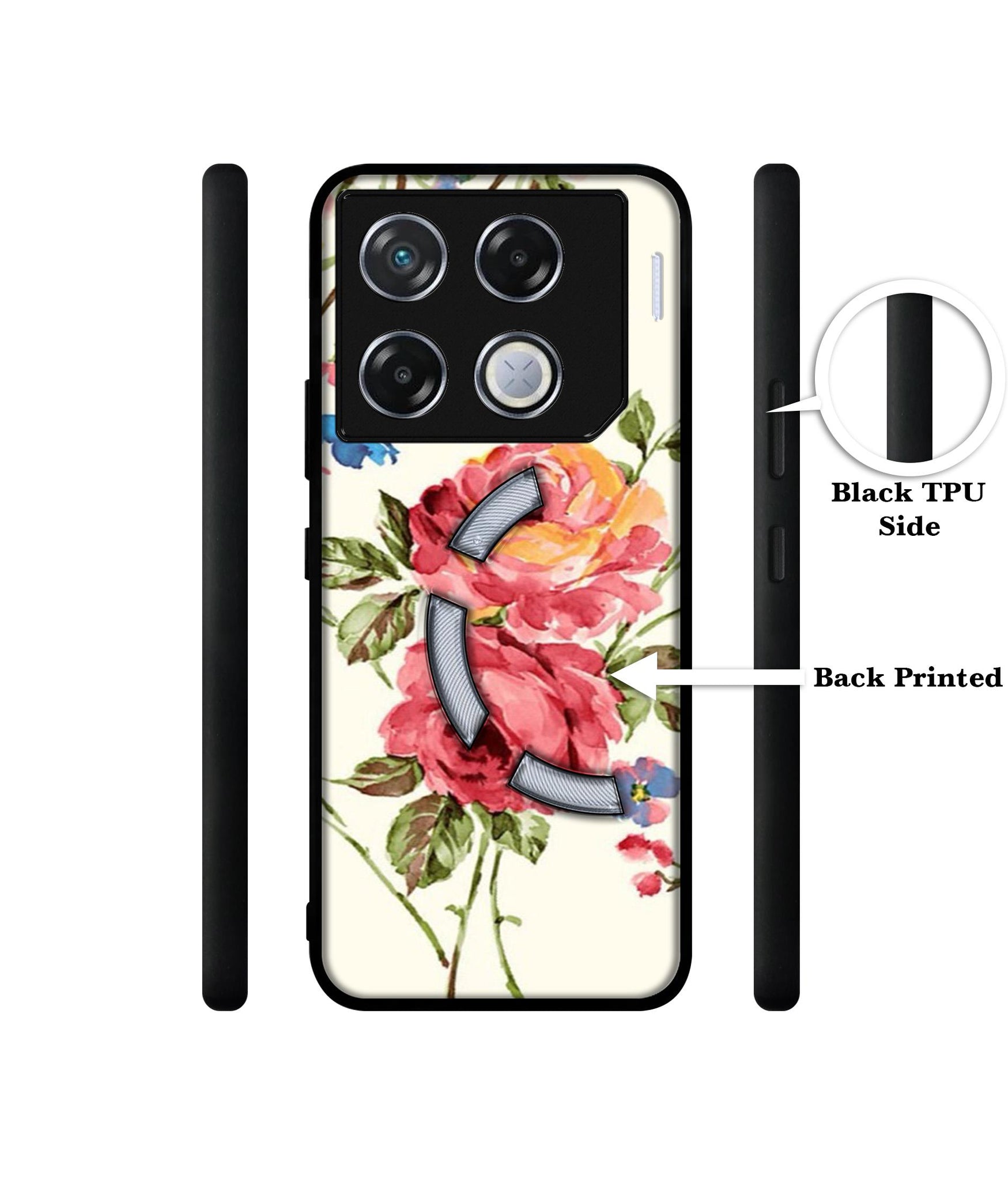 Vintage Painting Flower Designer 2D Printed Back Case Cover for Infinix GT 20 Pro 5G