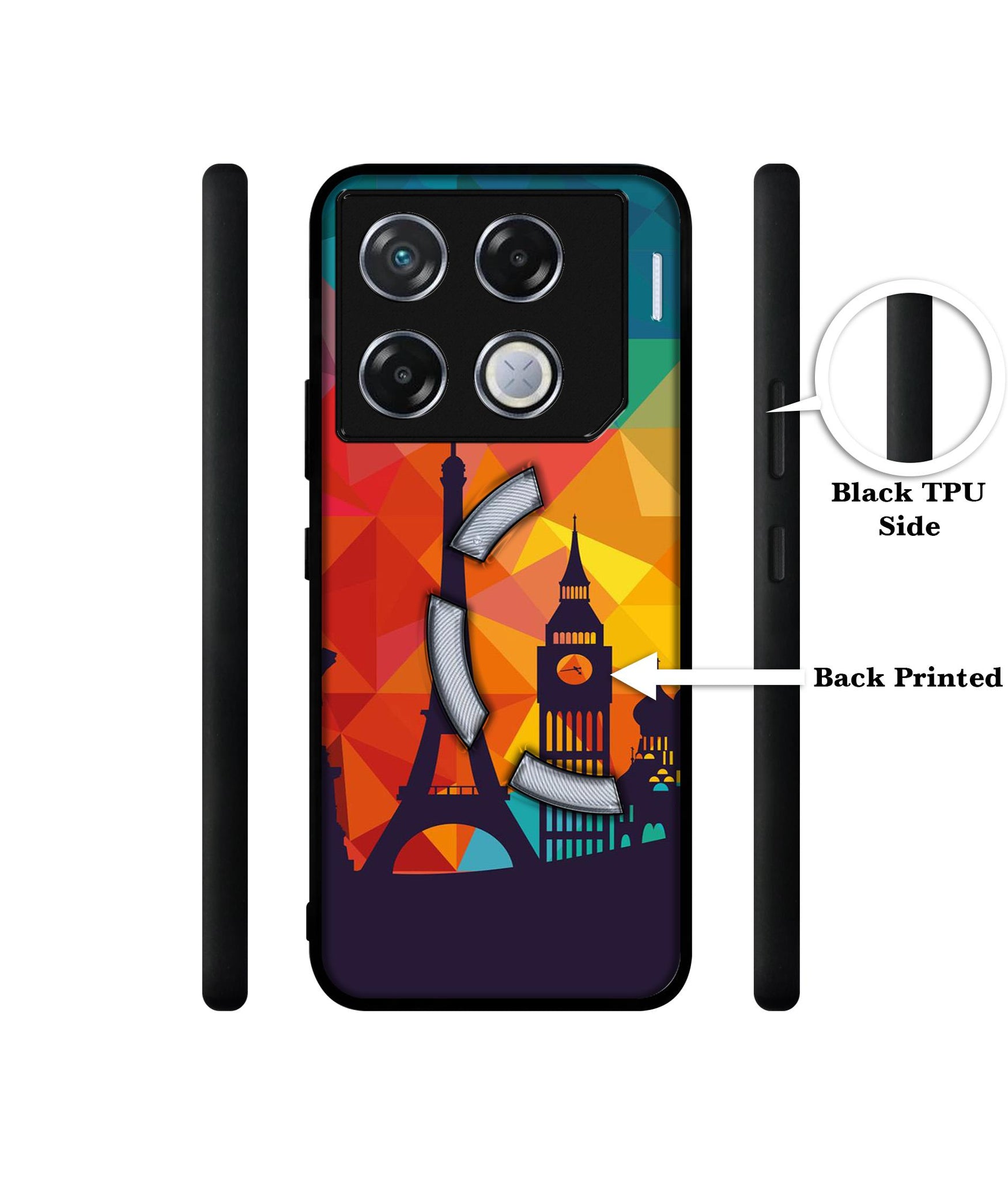 Colored Paris Designer 2D Printed Back Case Cover for Infinix GT 20 Pro 5G