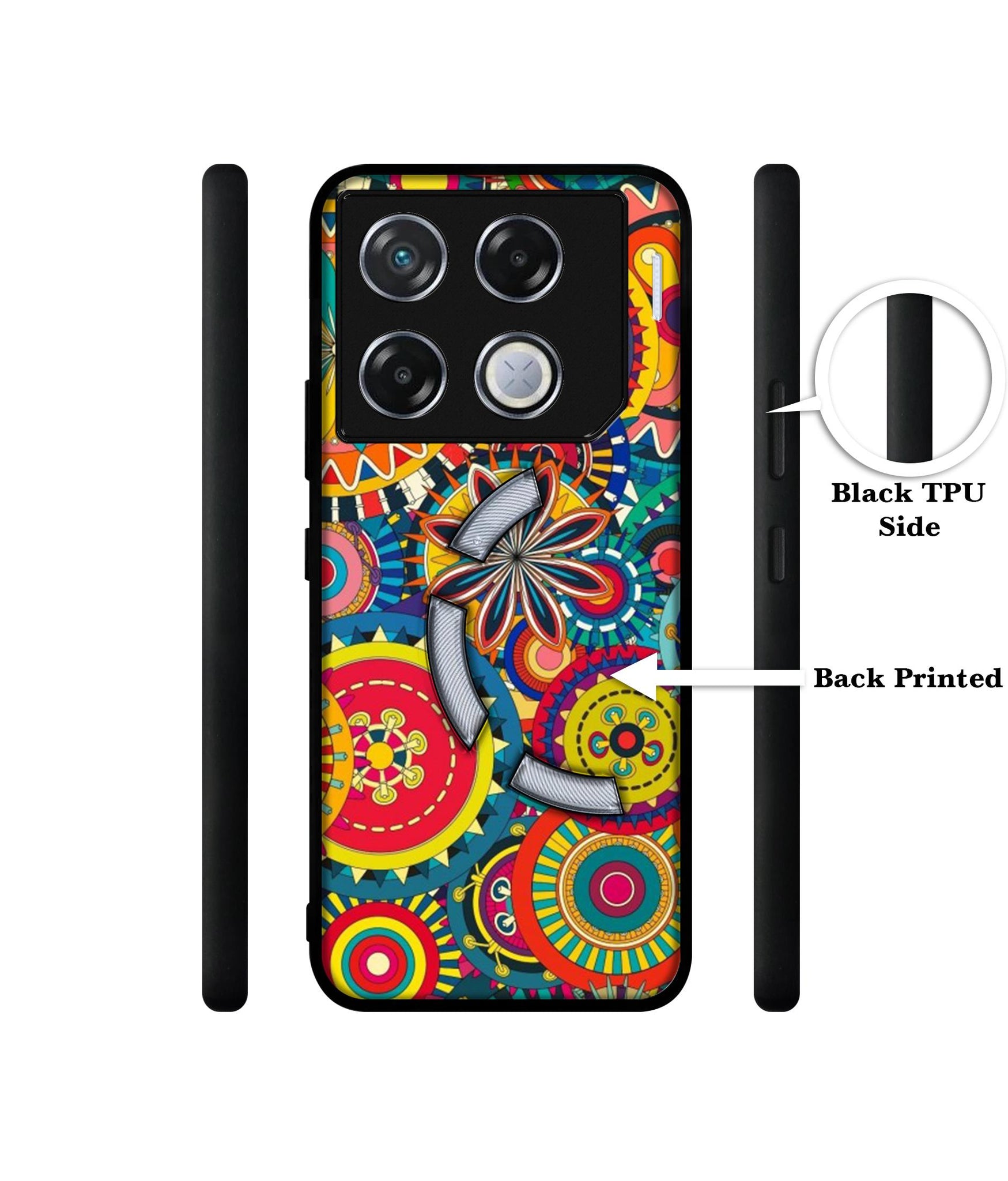 Ring Pattern Print Designer 2D Printed Back Case Cover for Infinix GT 20 Pro 5G