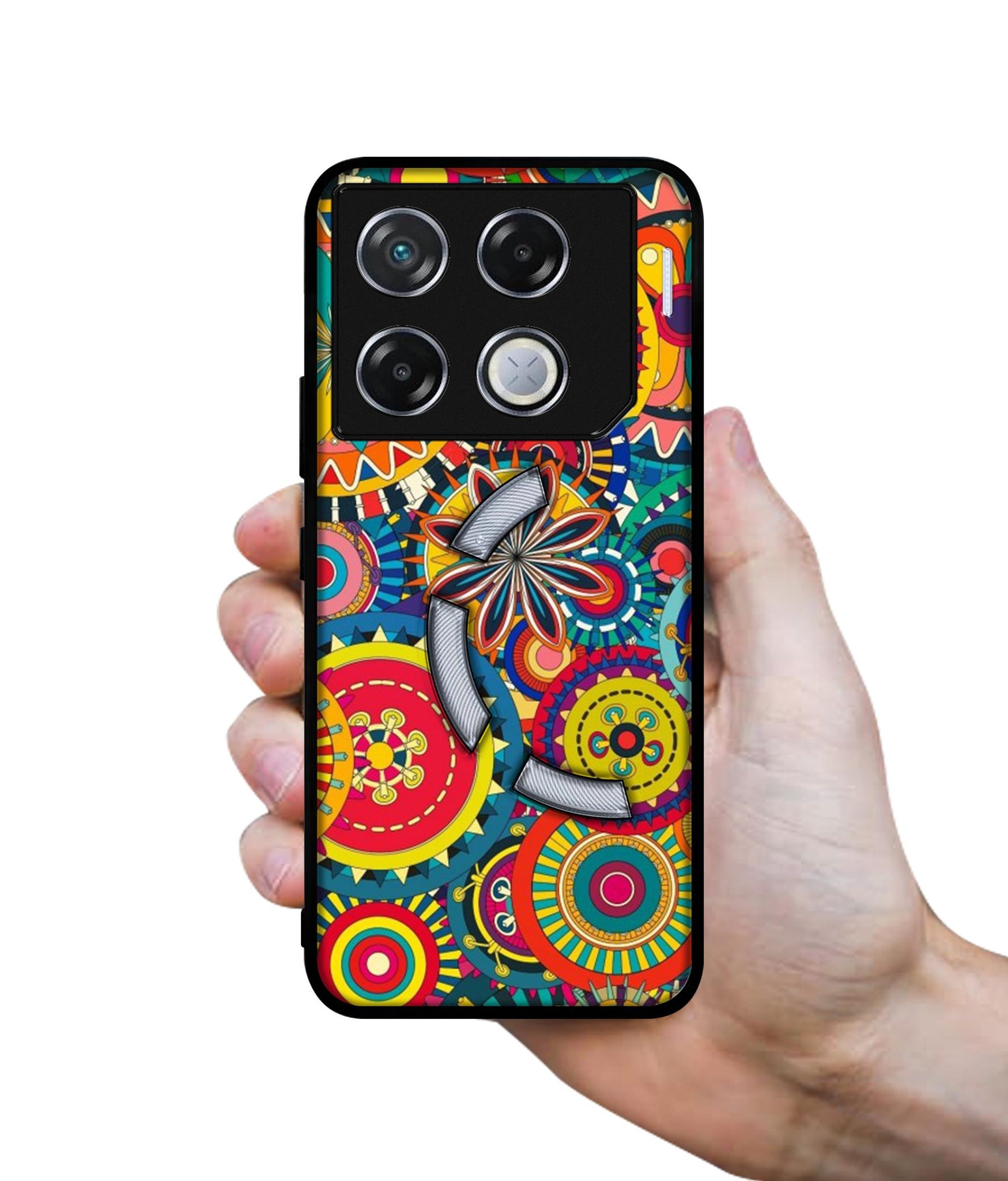 Ring Pattern Print Designer 2D Printed Back Case Cover for Infinix GT 20 Pro 5G