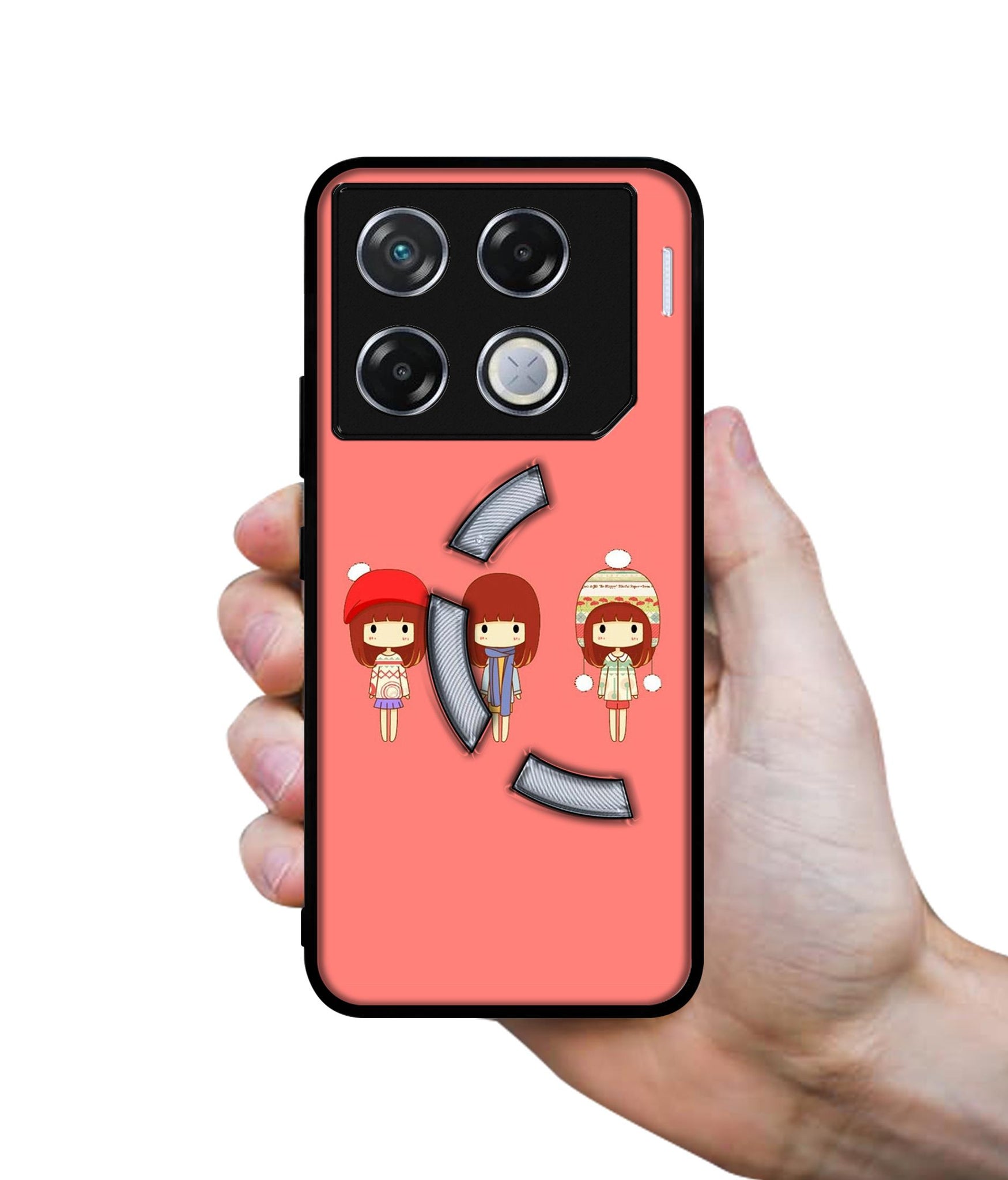 Cute Girls Designer 2D Printed Back Case Cover for Infinix GT 20 Pro 5G