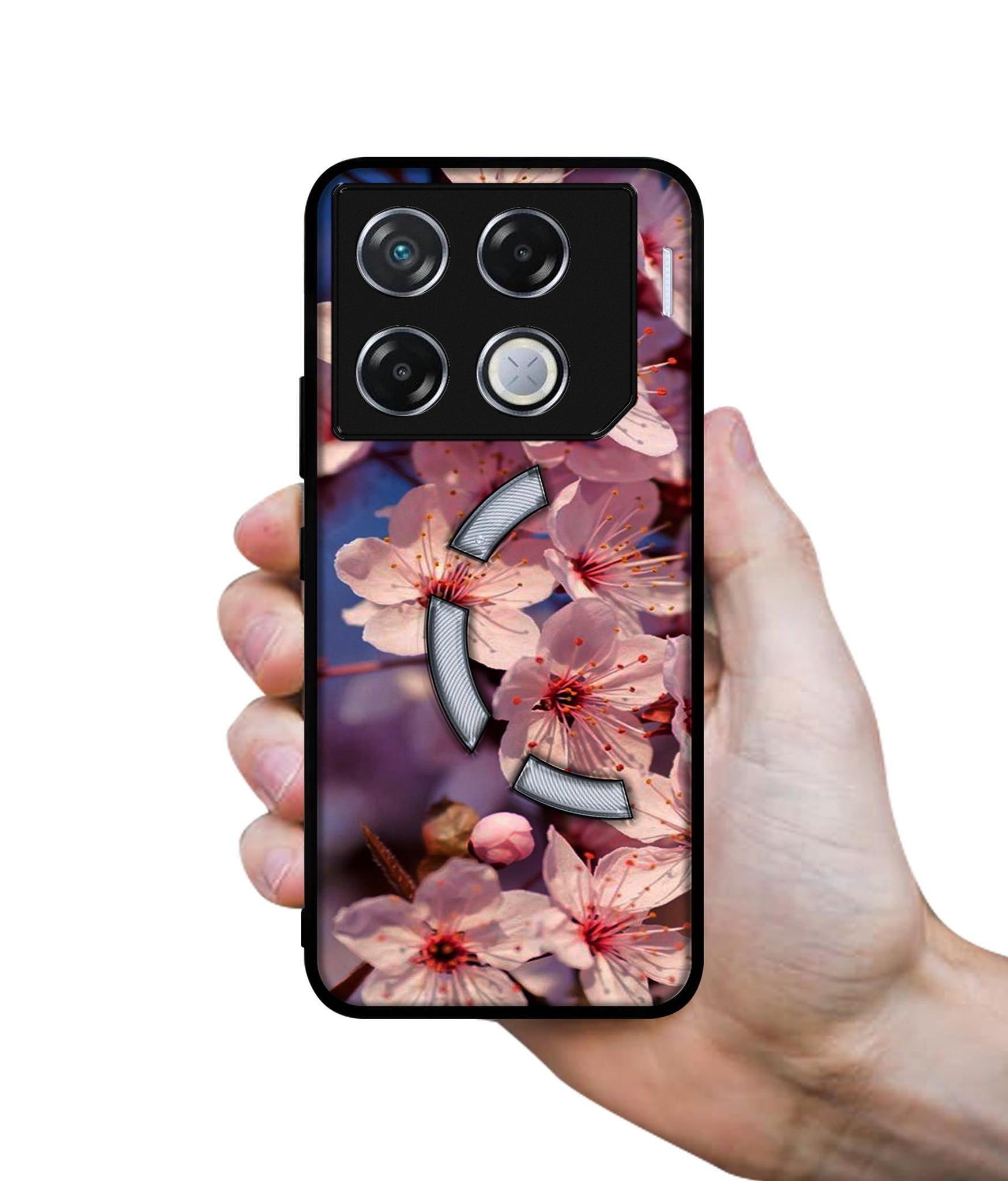 Pink Flowers Pattern Designer 2D Printed Back Case Cover for Infinix GT 20 Pro 5G