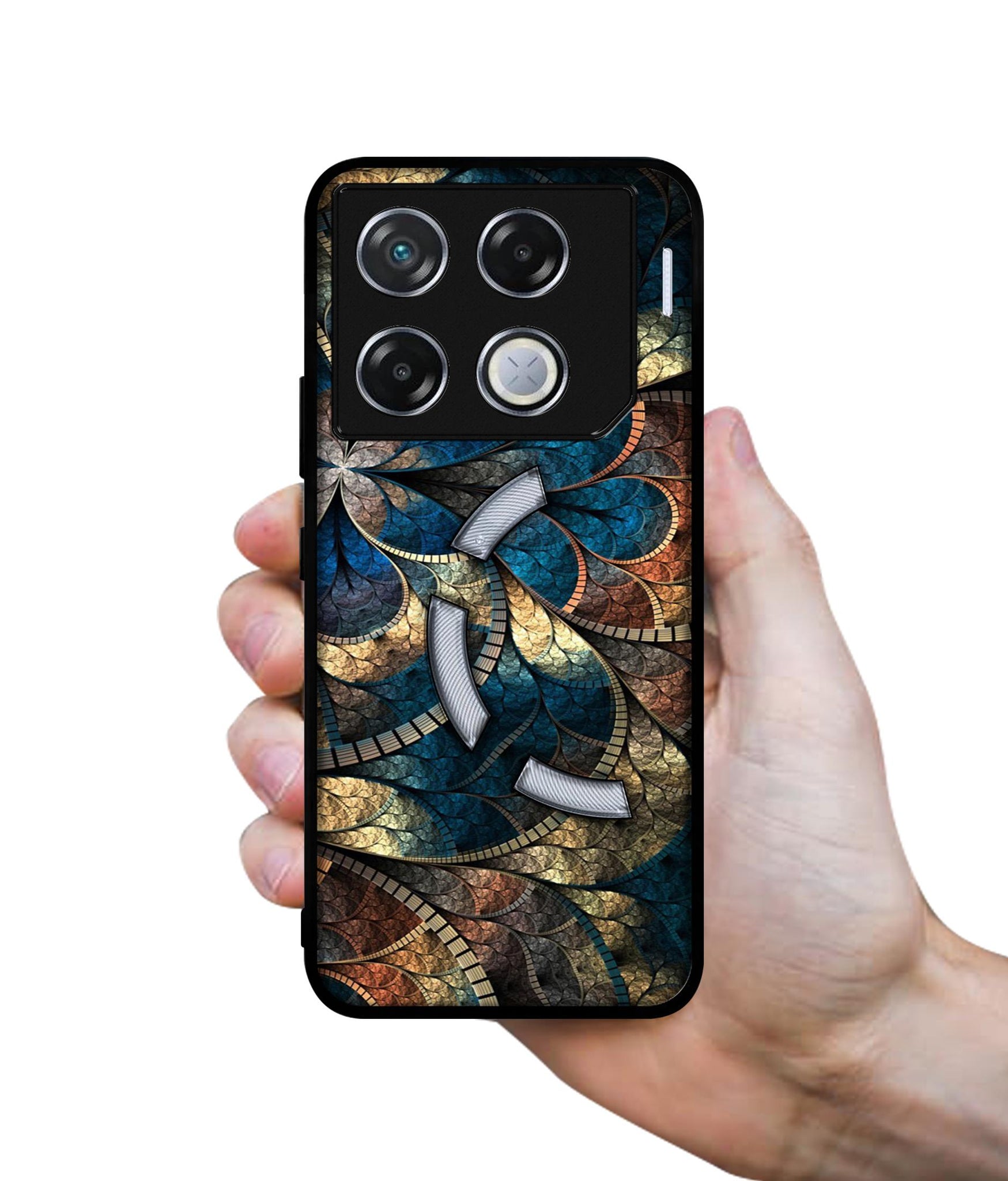 Fractional Pattern Designer 2D Printed Back Case Cover for Infinix GT 20 Pro 5G