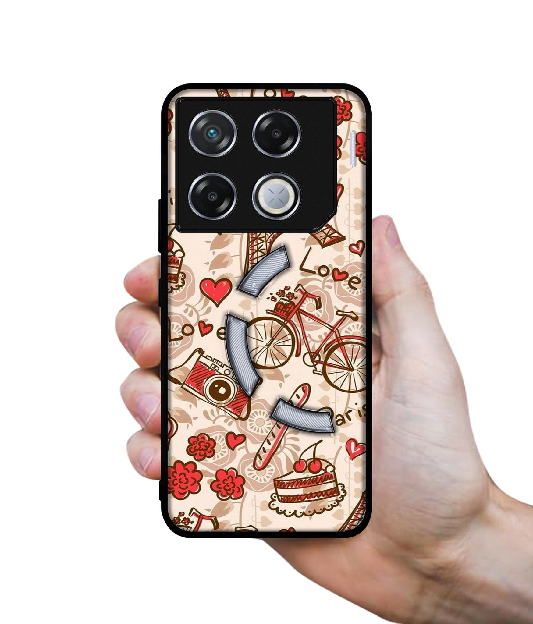 Vintage Paris Designer 2D Printed Back Case Cover for Infinix GT 20 Pro 5G