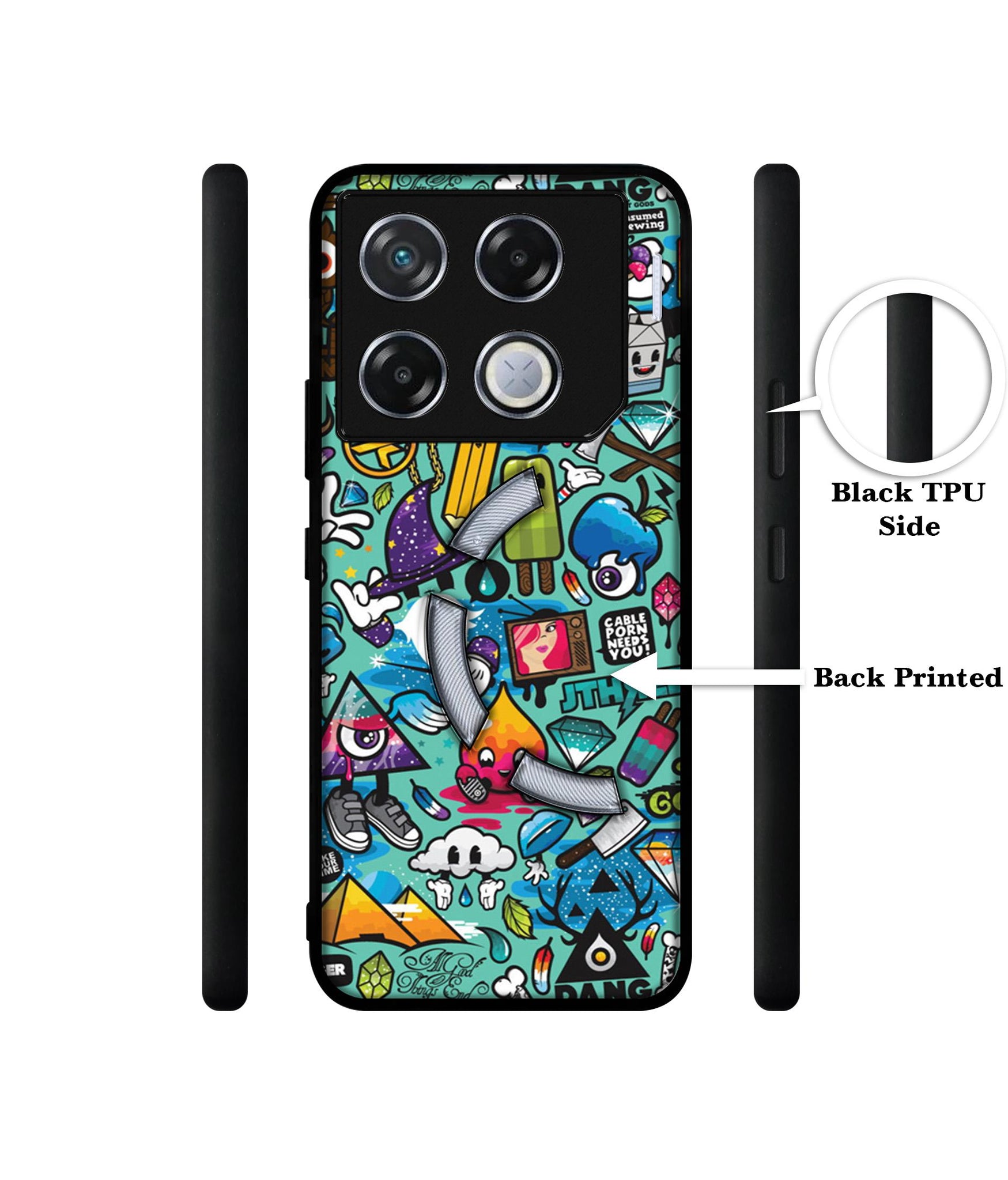 Crazy Designer 2D Printed Back Case Cover for Infinix GT 20 Pro 5G