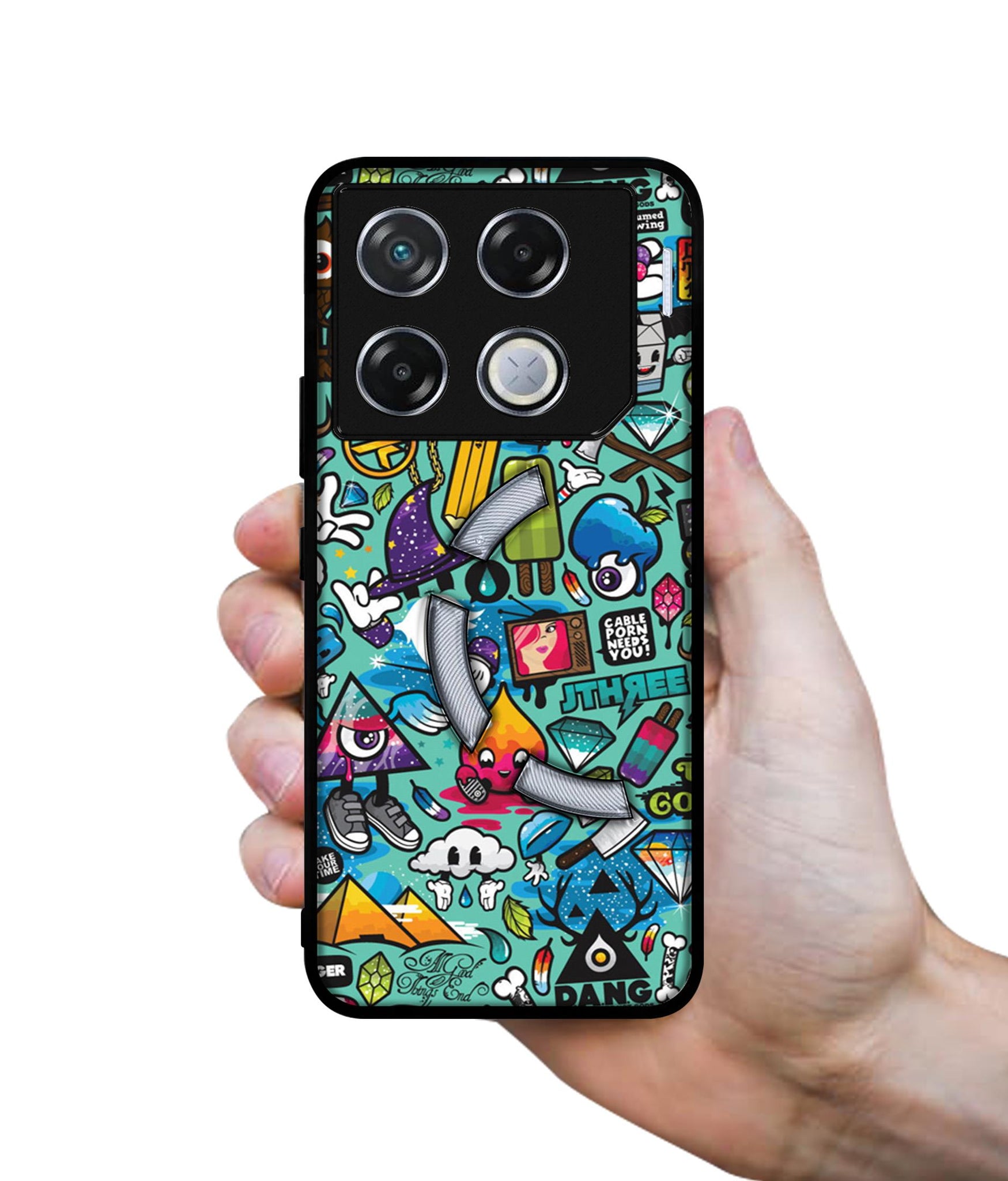 Crazy Designer 2D Printed Back Case Cover for Infinix GT 20 Pro 5G