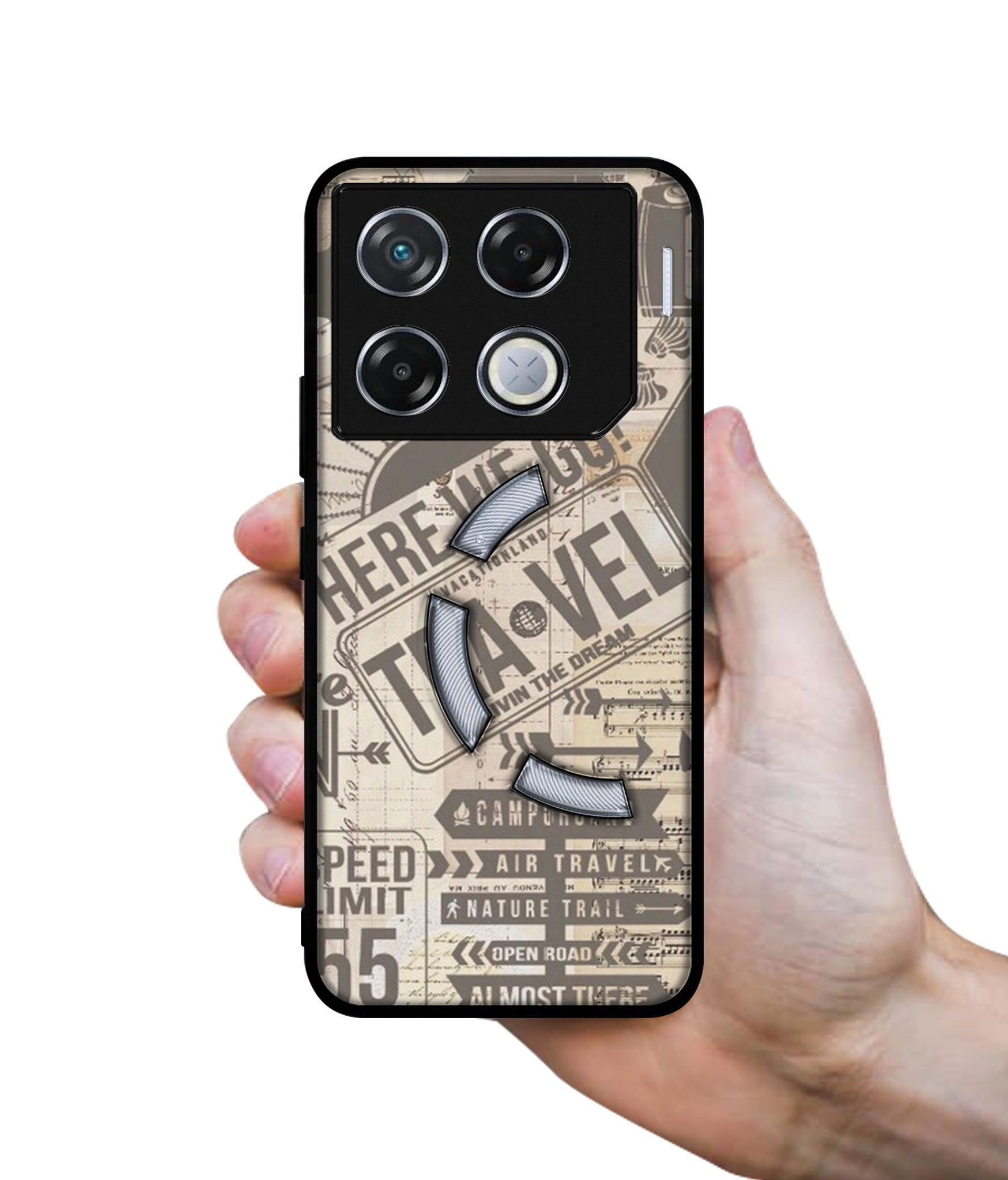 Travel Designer 2D Printed Back Case Cover for Infinix GT 20 Pro 5G