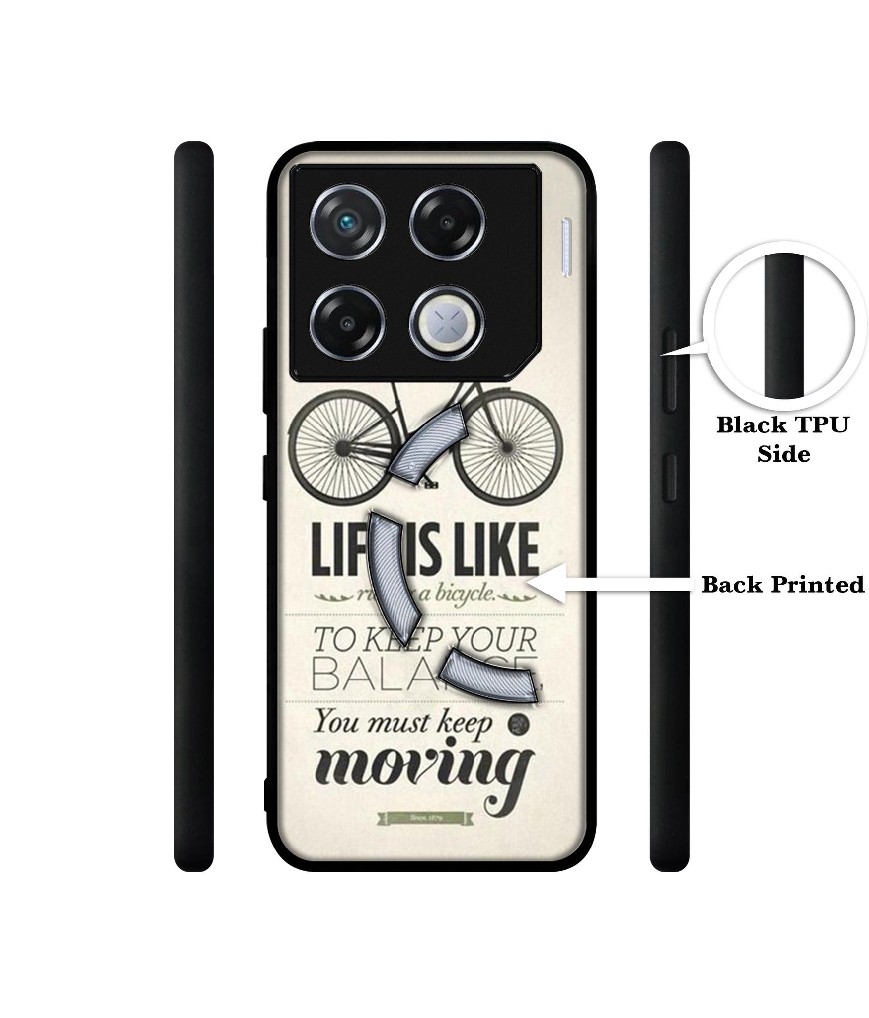 Life is Like Moving Designer 2D Printed Back Case Cover for Infinix GT 20 Pro 5G