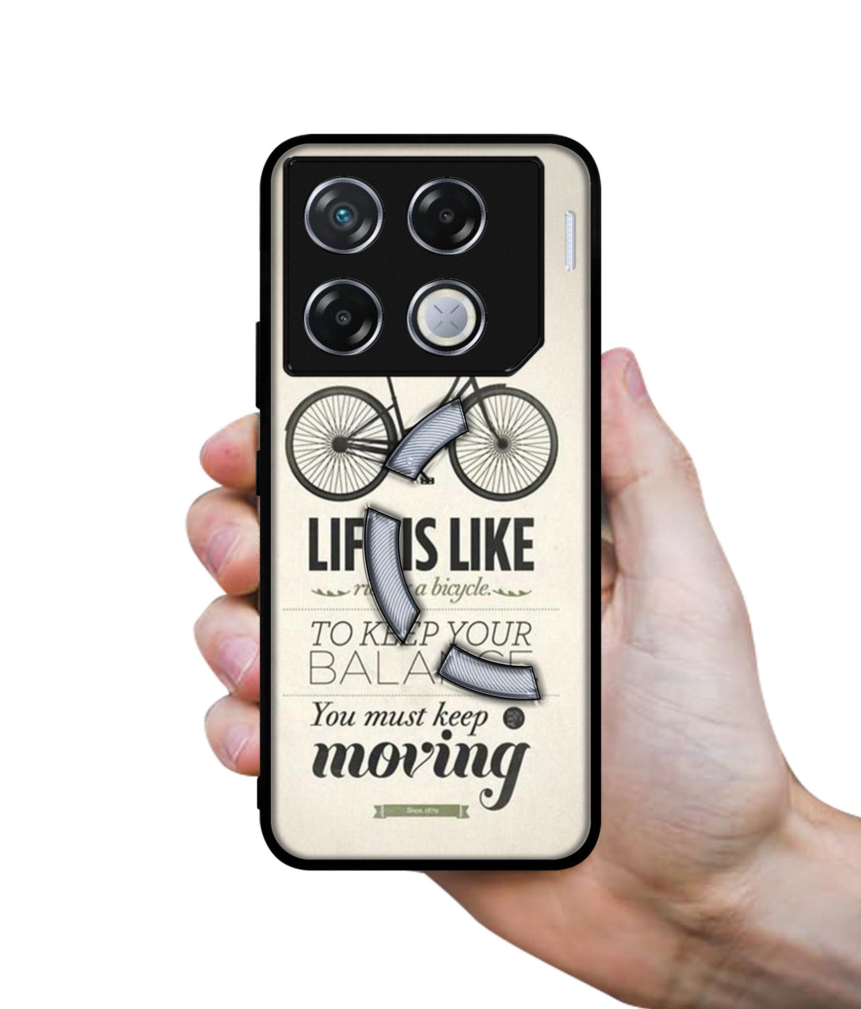 Life is Like Moving Designer 2D Printed Back Case Cover for Infinix GT 20 Pro 5G