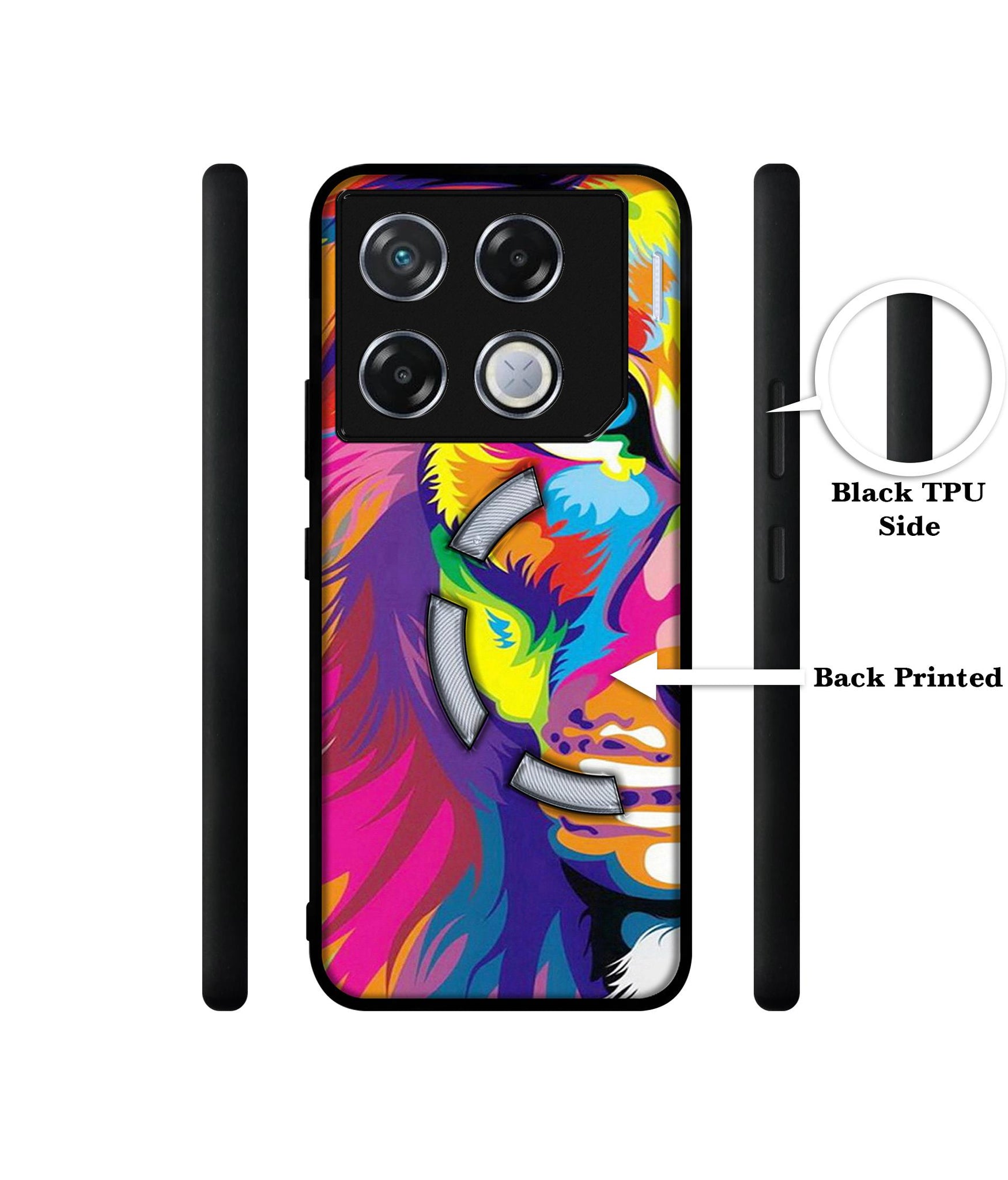 Lion Designer 2D Printed Back Case Cover for Infinix GT 20 Pro 5G