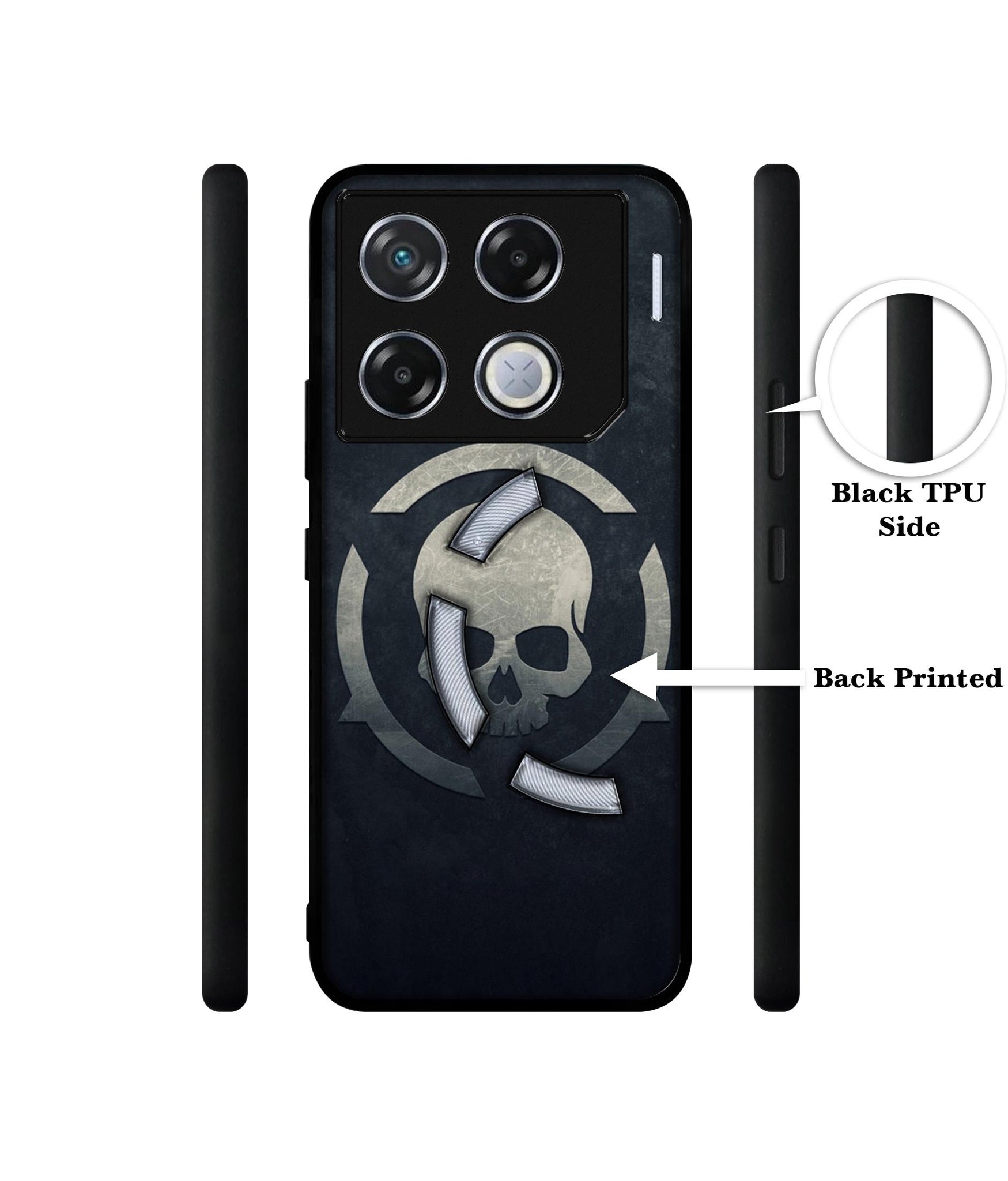 Skull Pattern Print Designer 2D Printed Back Case Cover for Infinix GT 20 Pro 5G