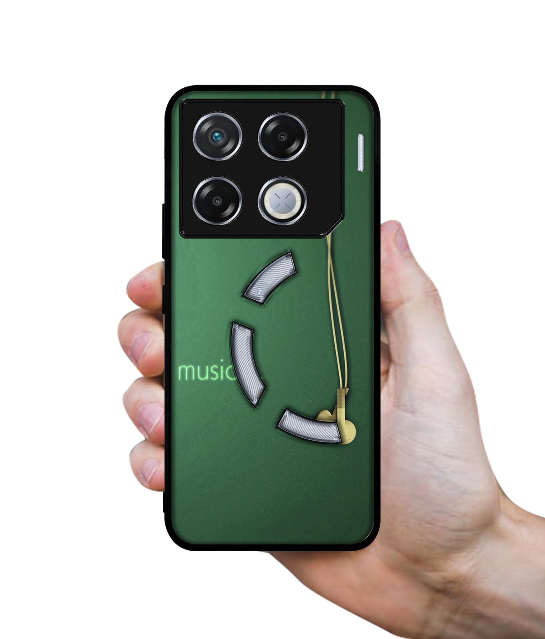 Headphone Music Designer 2D Printed Back Case Cover for Infinix GT 20 Pro 5G