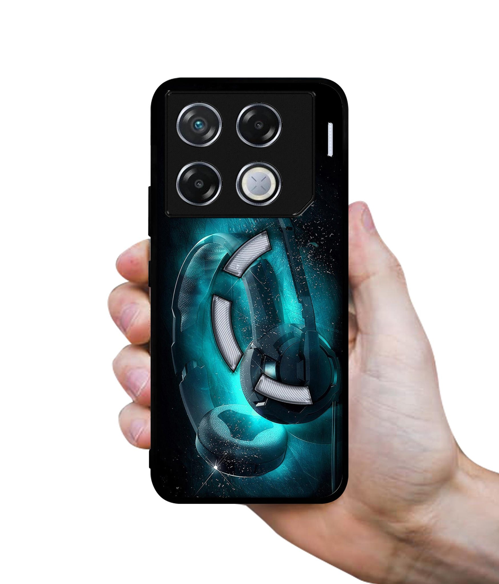 Cool Headphone Designer 2D Printed Back Case Cover for Infinix GT 20 Pro 5G