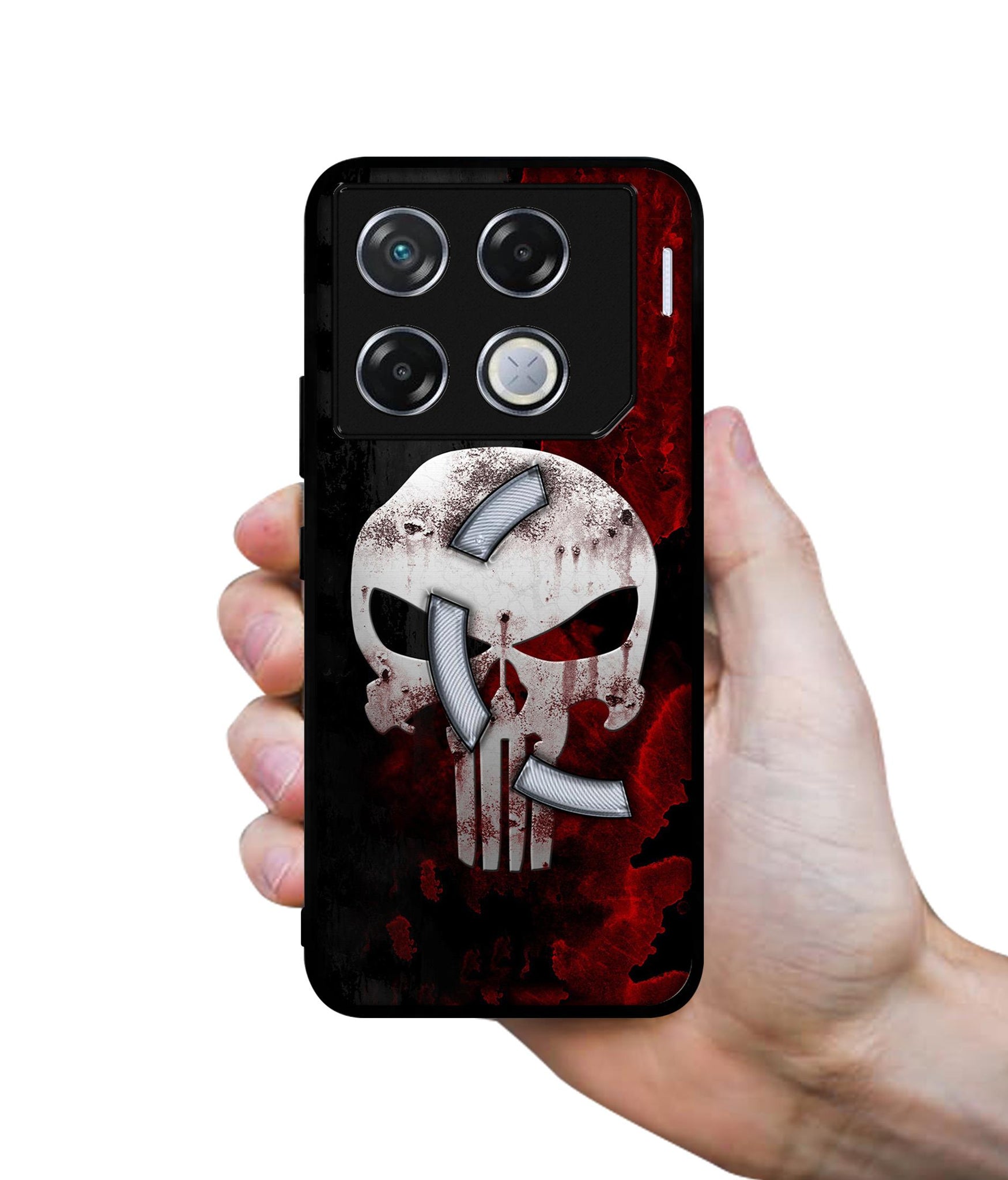 Punisher Skull Designer 2D Printed Back Case Cover for Infinix GT 20 Pro 5G