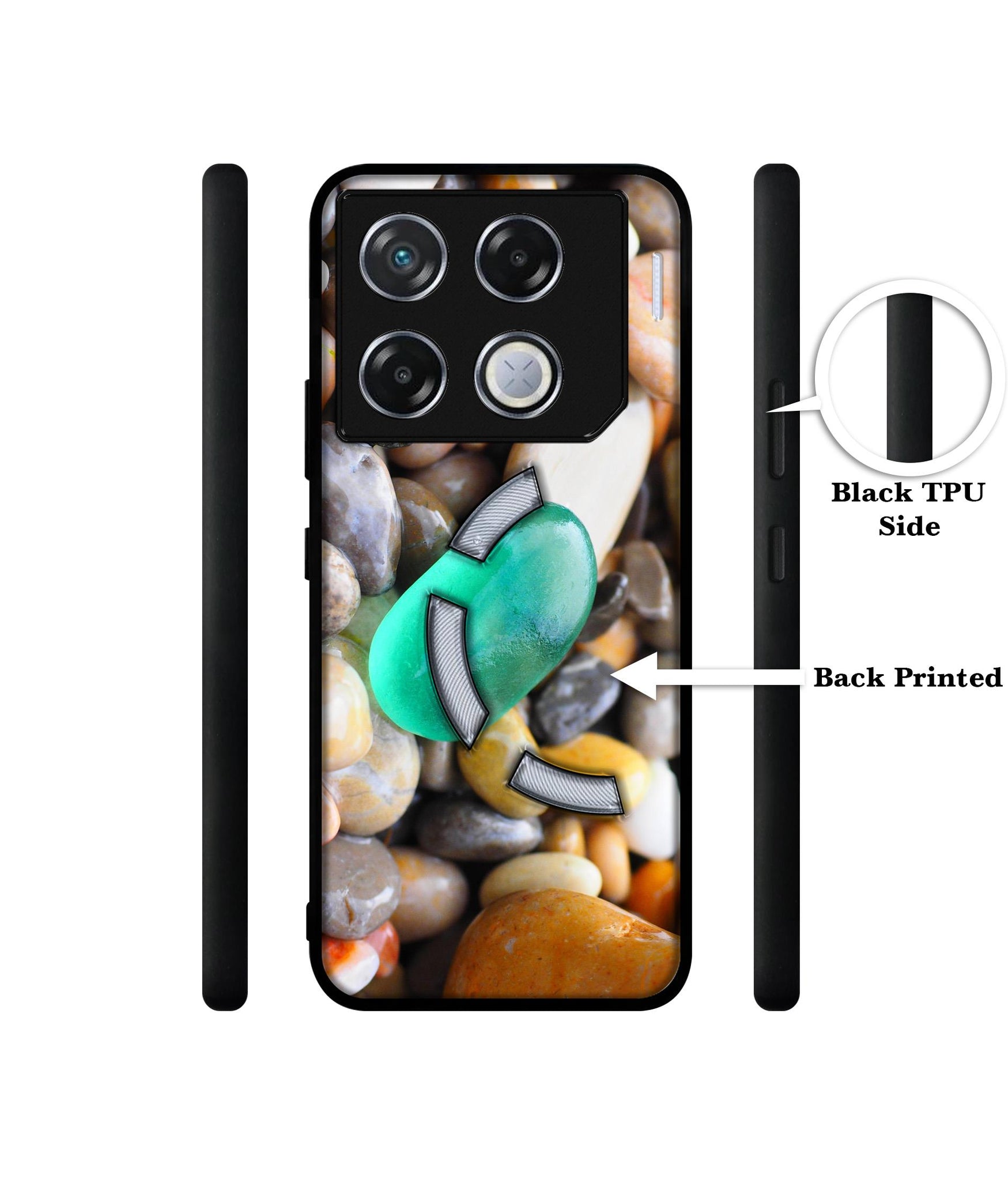 Sea Stones Designer 2D Printed Back Case Cover for Infinix GT 20 Pro 5G
