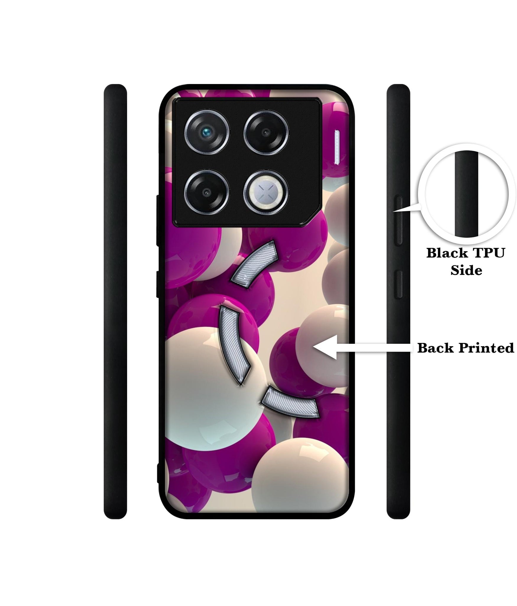 3D Balloons Designer 2D Printed Back Case Cover for Infinix GT 20 Pro 5G