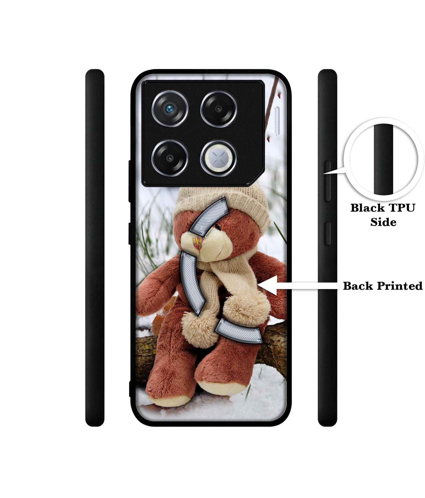 Woolen Bear Designer 2D Printed Back Case Cover for Infinix GT 20 Pro 5G