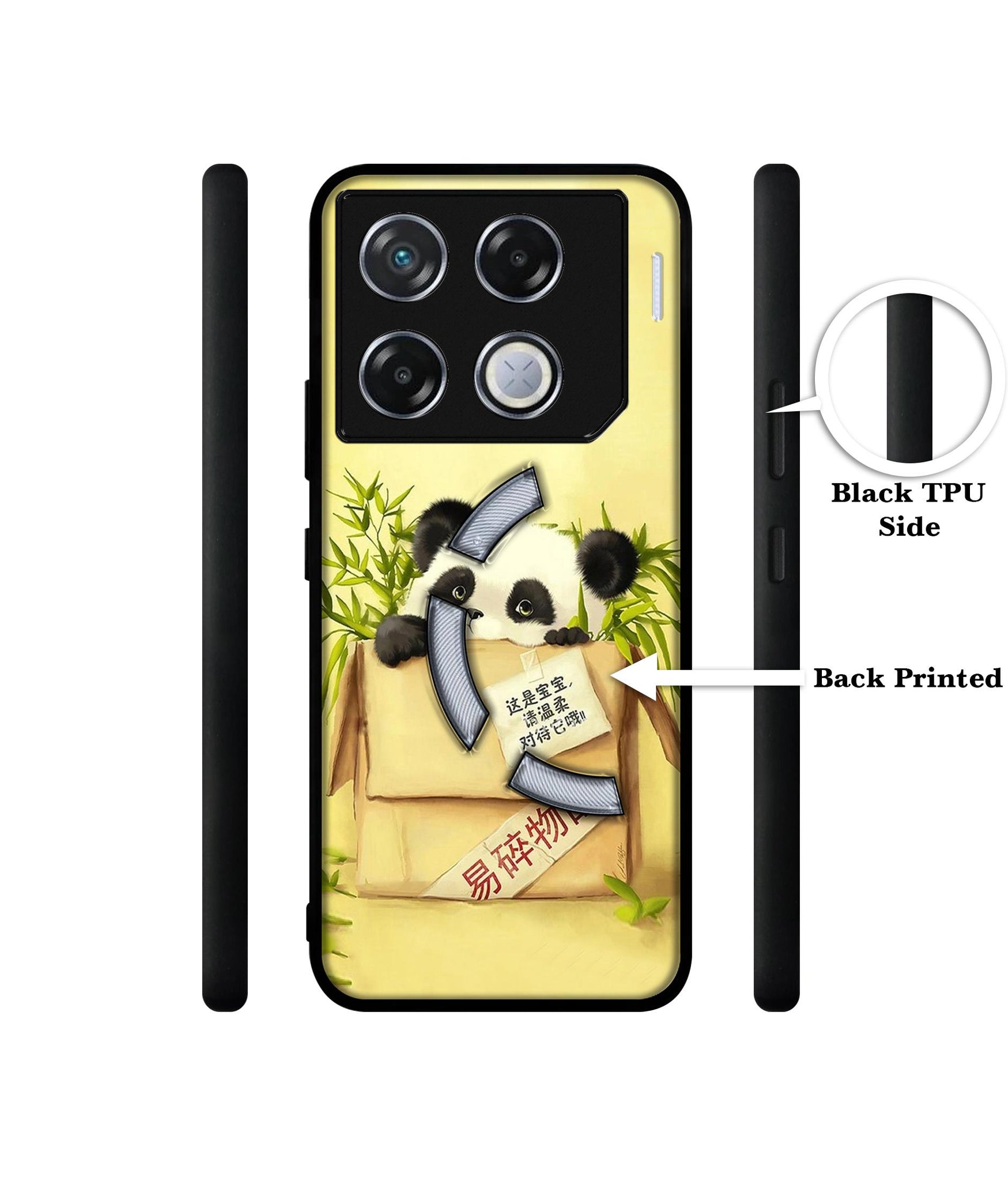 Panda In Box Designer 2D Printed Back Case Cover for Infinix GT 20 Pro 5G
