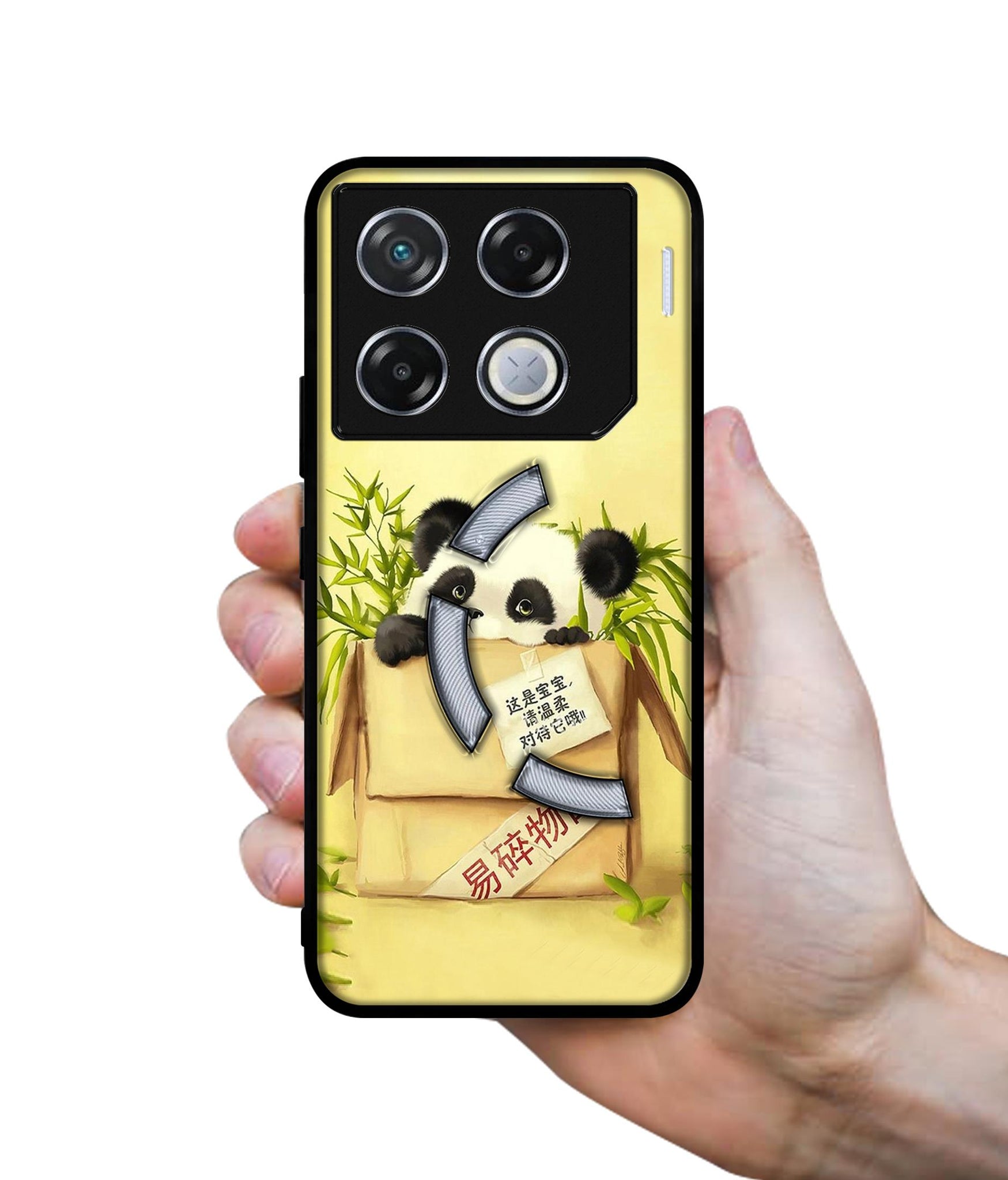 Panda In Box Designer 2D Printed Back Case Cover for Infinix GT 20 Pro 5G