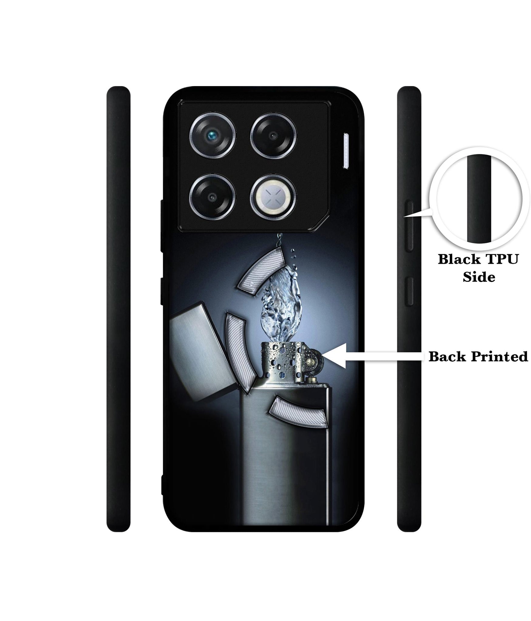 Water Lighter Designer 2D Printed Back Case Cover for Infinix GT 20 Pro 5G